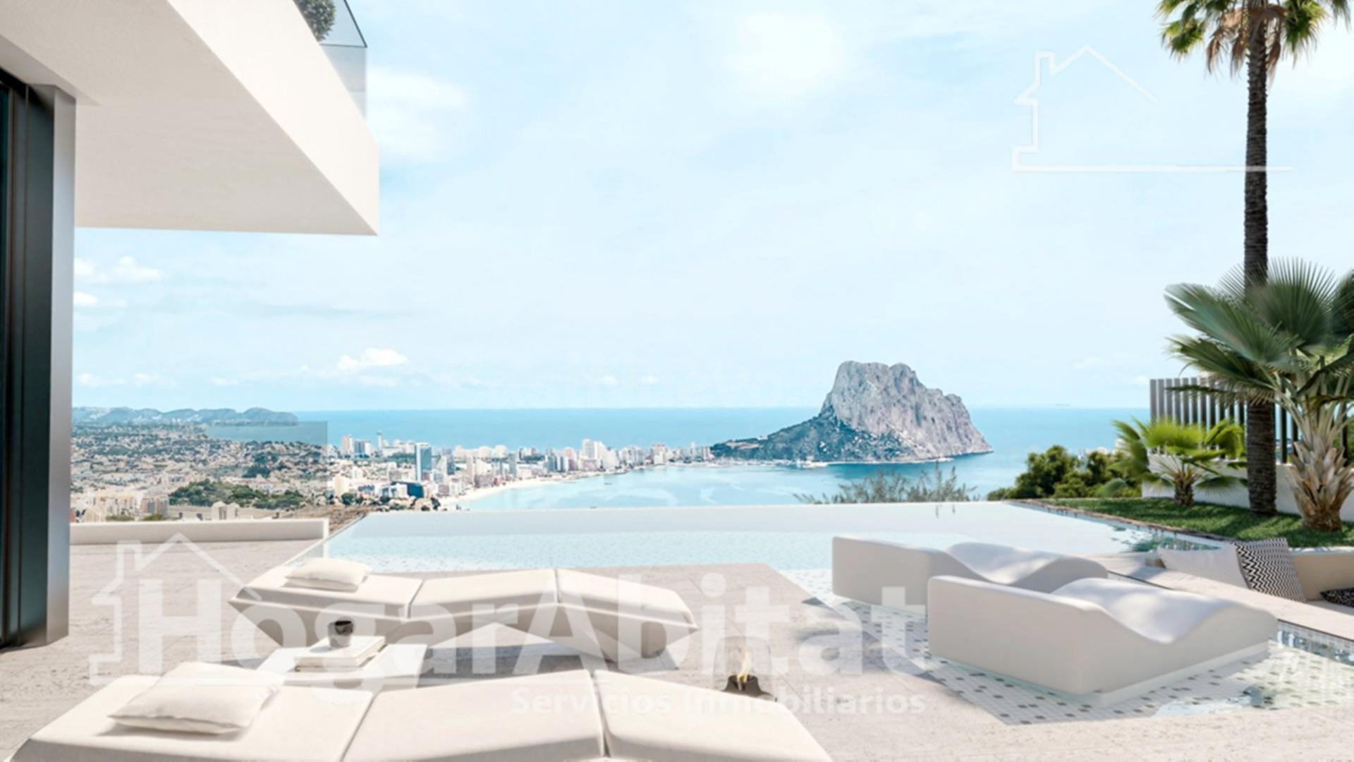 ¡VISTAS DE180º  HACIA AL MAR! CHALET DE LUJO A ESTRENAR CON 