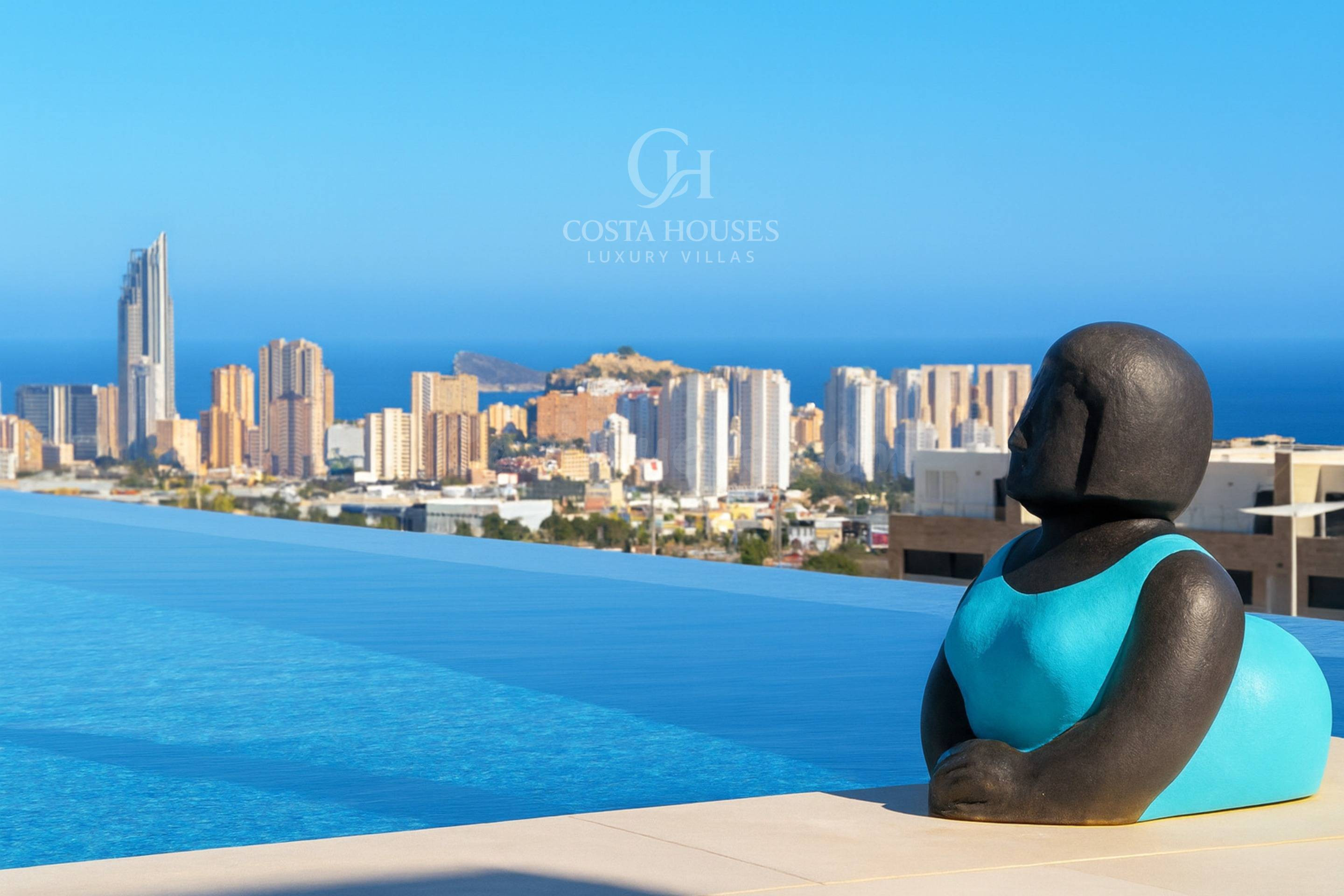VILLA SKYLINE · LUJO MEDITERRANEO EN FINESTRAT CON VISTAS AL - foto 3