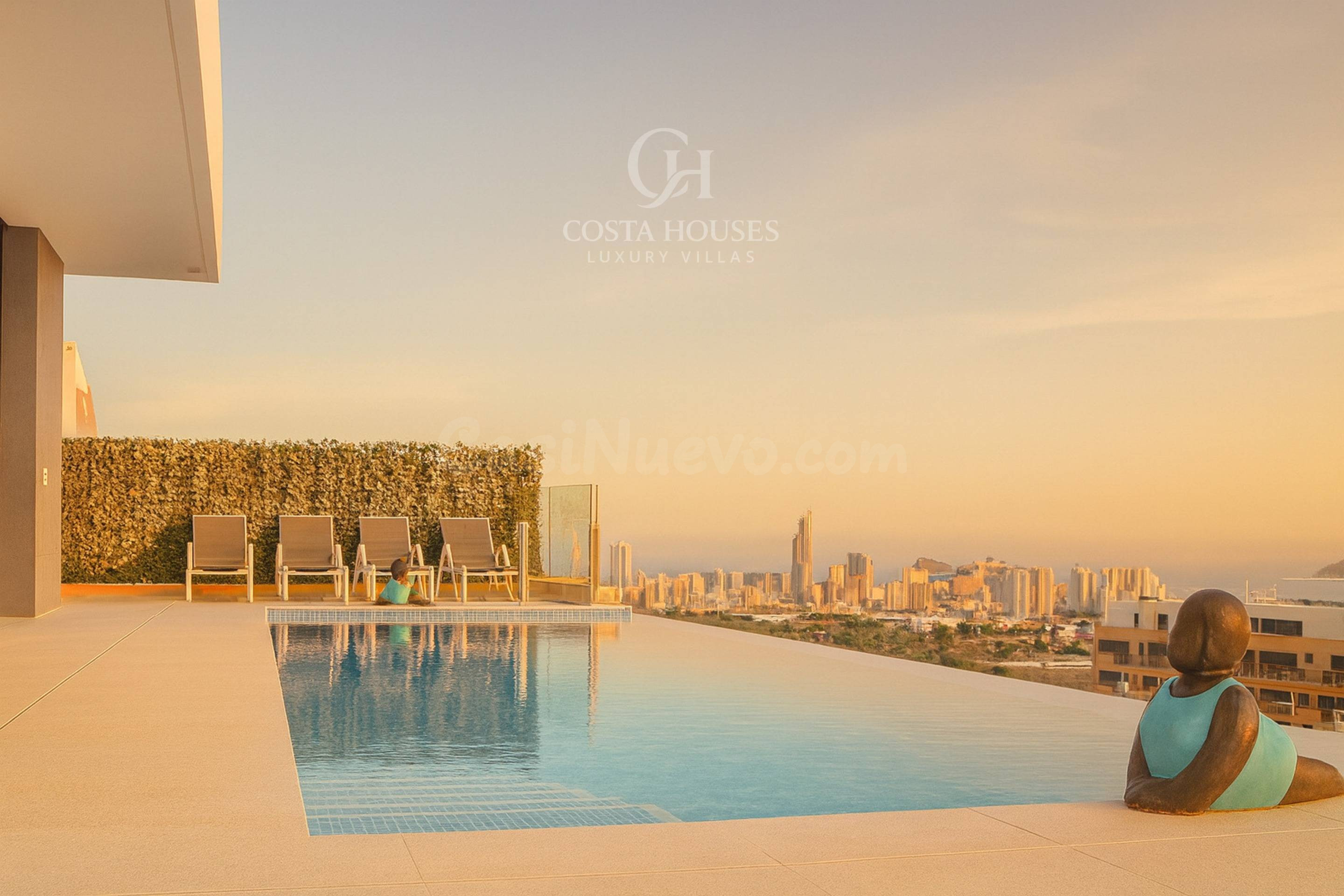 VILLA SKYLINE · LUJO MEDITERRANEO EN FINESTRAT CON VISTAS AL - foto 4