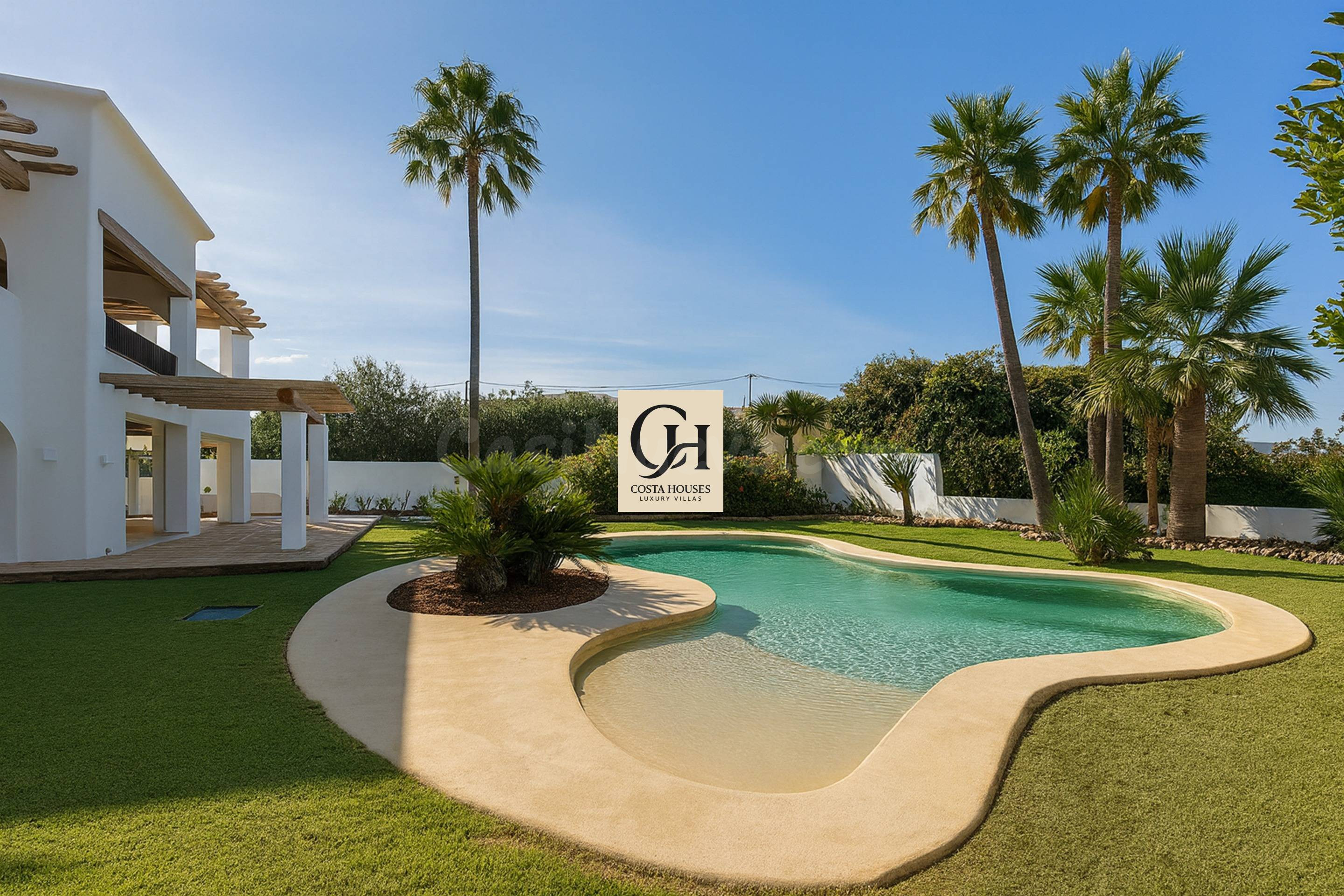 VILLA HARMONY · LUZ, CALMA Y ARQUITECTURA MEDITERRÁNEA EN BE