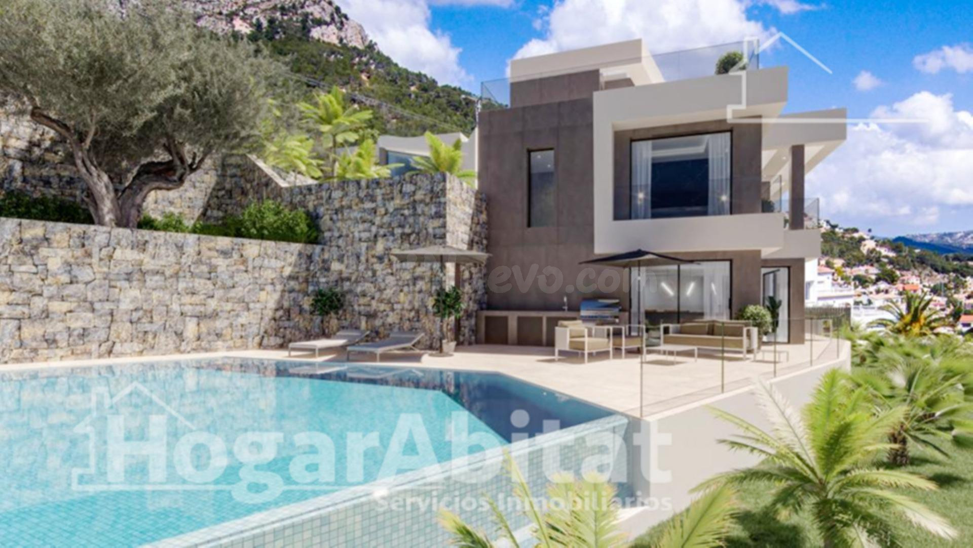¡IMPRESIONANTES VISITAS DE 180º HACIA AL MAR!  CHALET DE LUJ