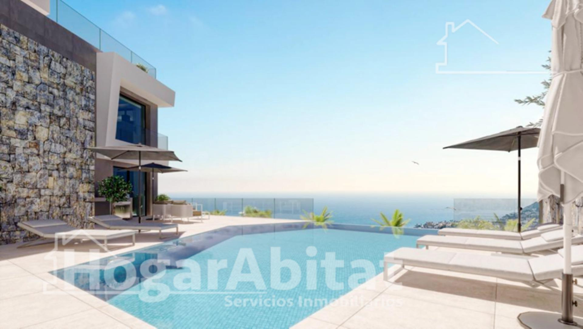 ¡IMPRESIONANTES VISITAS DE 180º HACIA AL MAR!  CHALET DE LUJ - foto 2