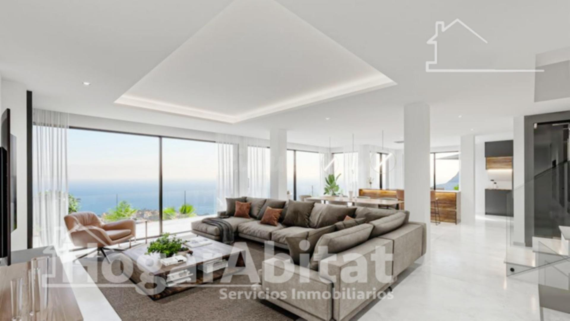 ¡IMPRESIONANTES VISITAS DE 180º HACIA AL MAR!  CHALET DE LUJ - foto 4