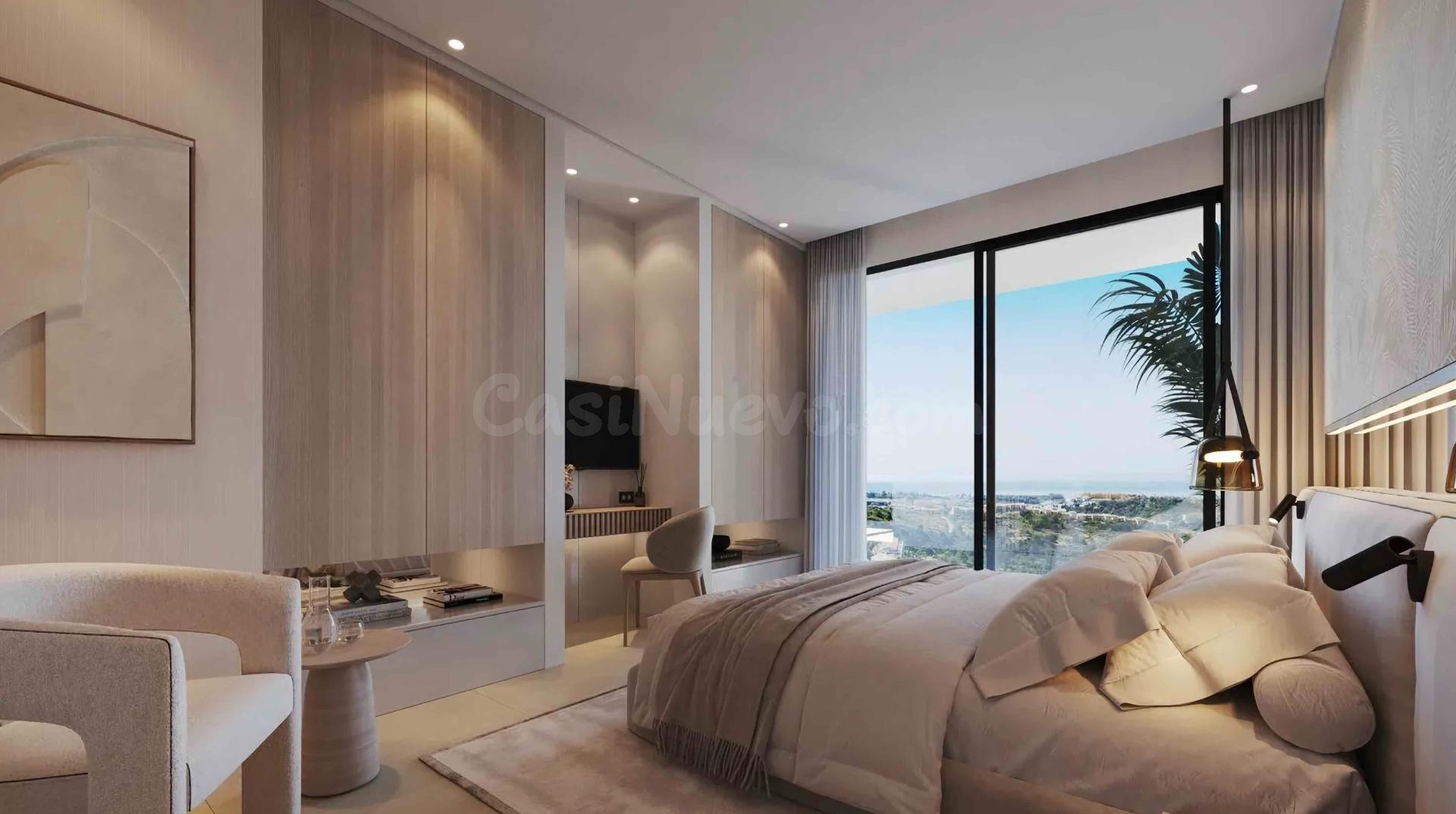 Apartamento planta baja de 2 dormitorios y 2 baños con vistas al mar. La Resina, Estepona - foto 5