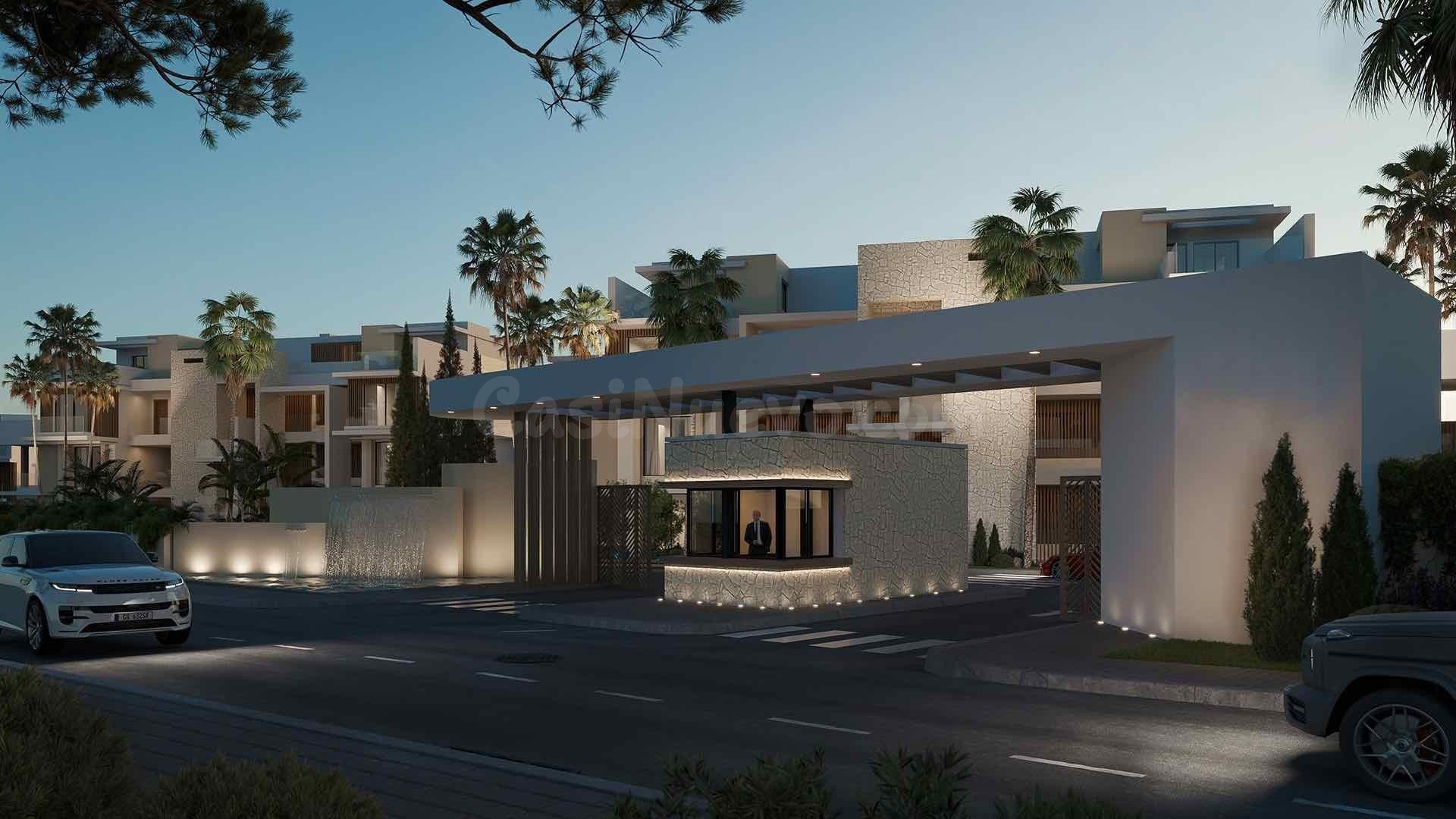 Apartamento planta primera. 3 dormitorios, 2 baños, vistas al mar. La Resina, Estepona