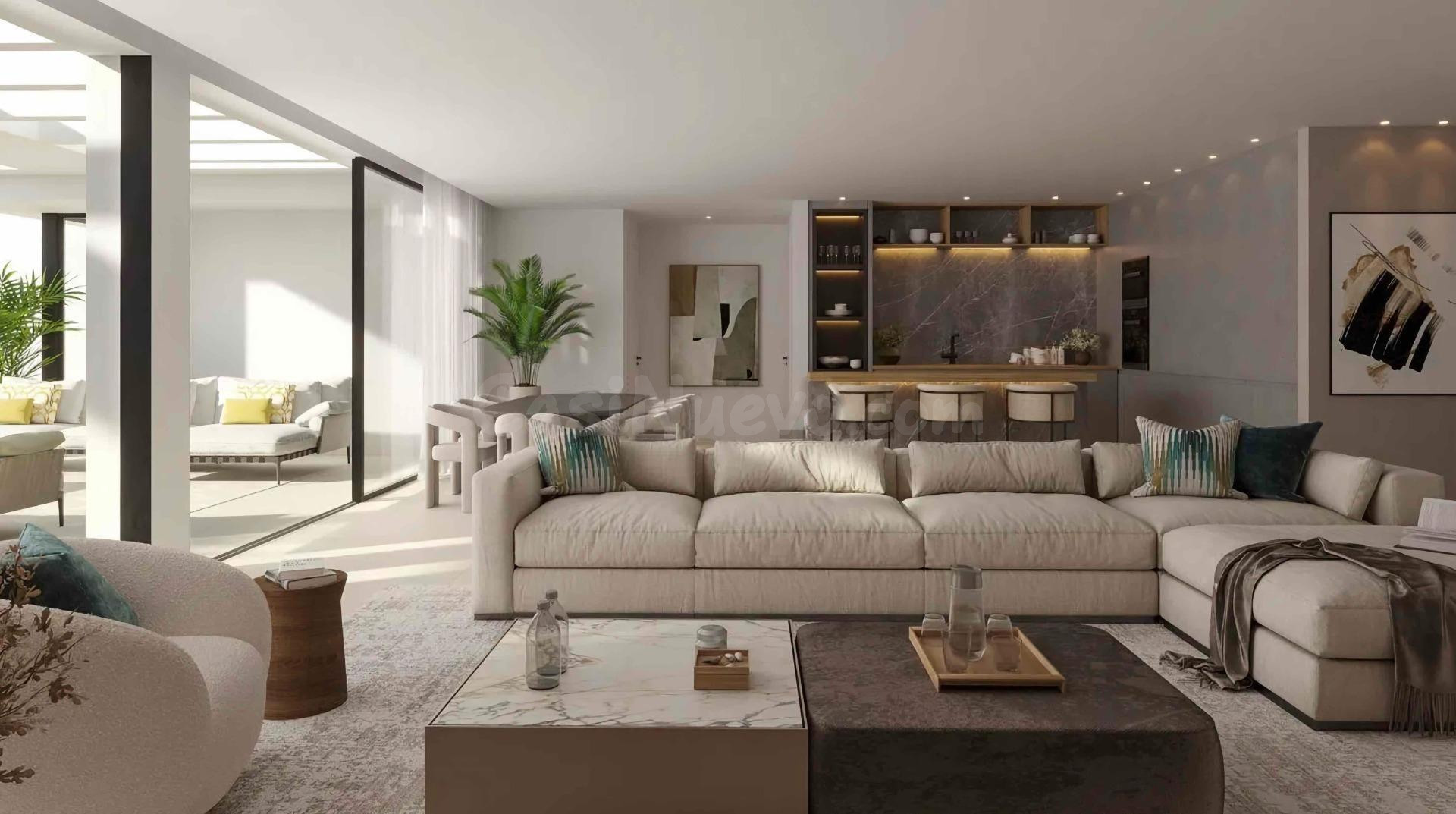 Apartamento planta primera. 3 dormitorios, 2 baños, vistas al mar. La Resina, Estepona - foto 5