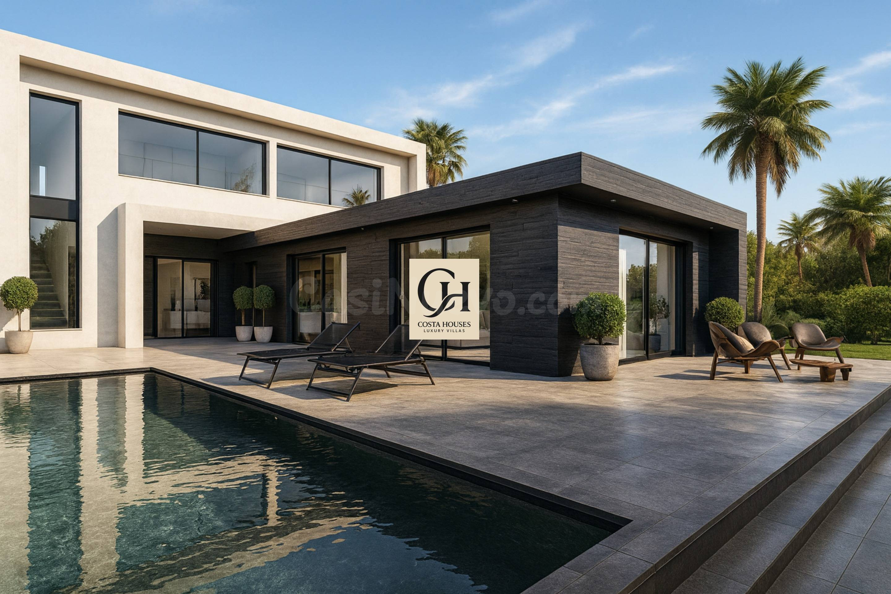 VILLA MINOS · ARQUITECTURA CONTEMPORÁNEA EN MONTE OLIMPO, JÁ