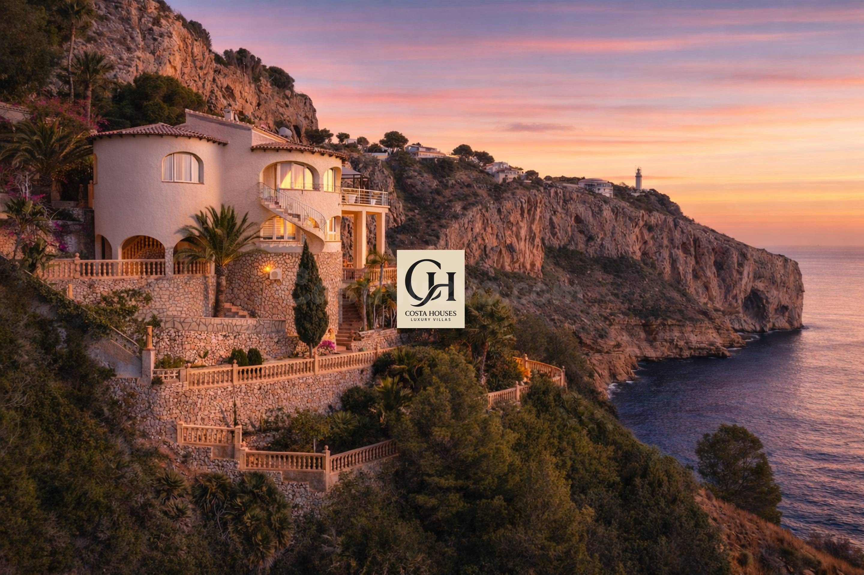 VILLA SINFONIA · PRIMERA LINEA DE MAR EN AMBOLO, JAVEA - XAB