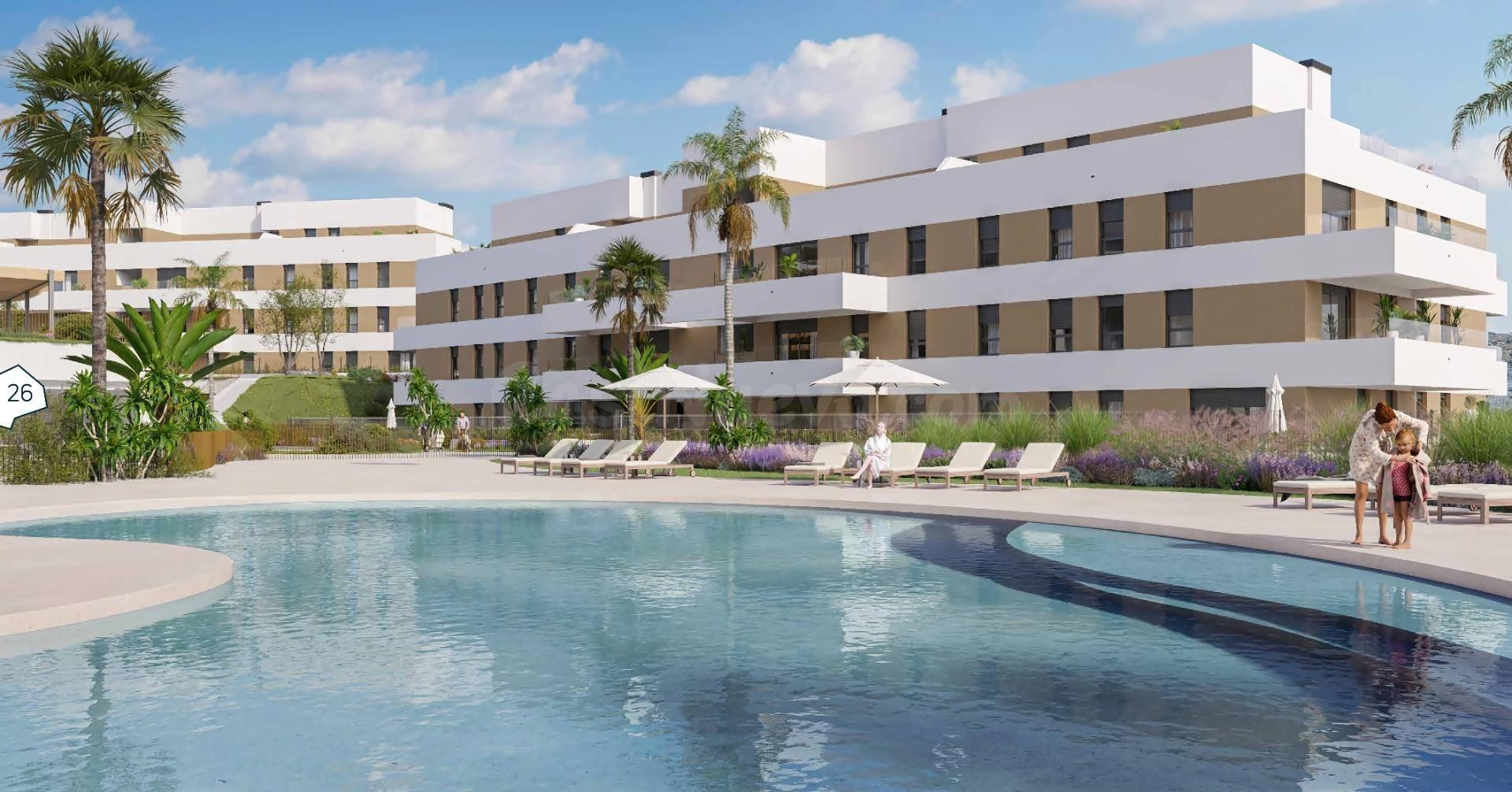 Ático de 3 dormitorios y 2 baños con vistas al Golf. Mijas c