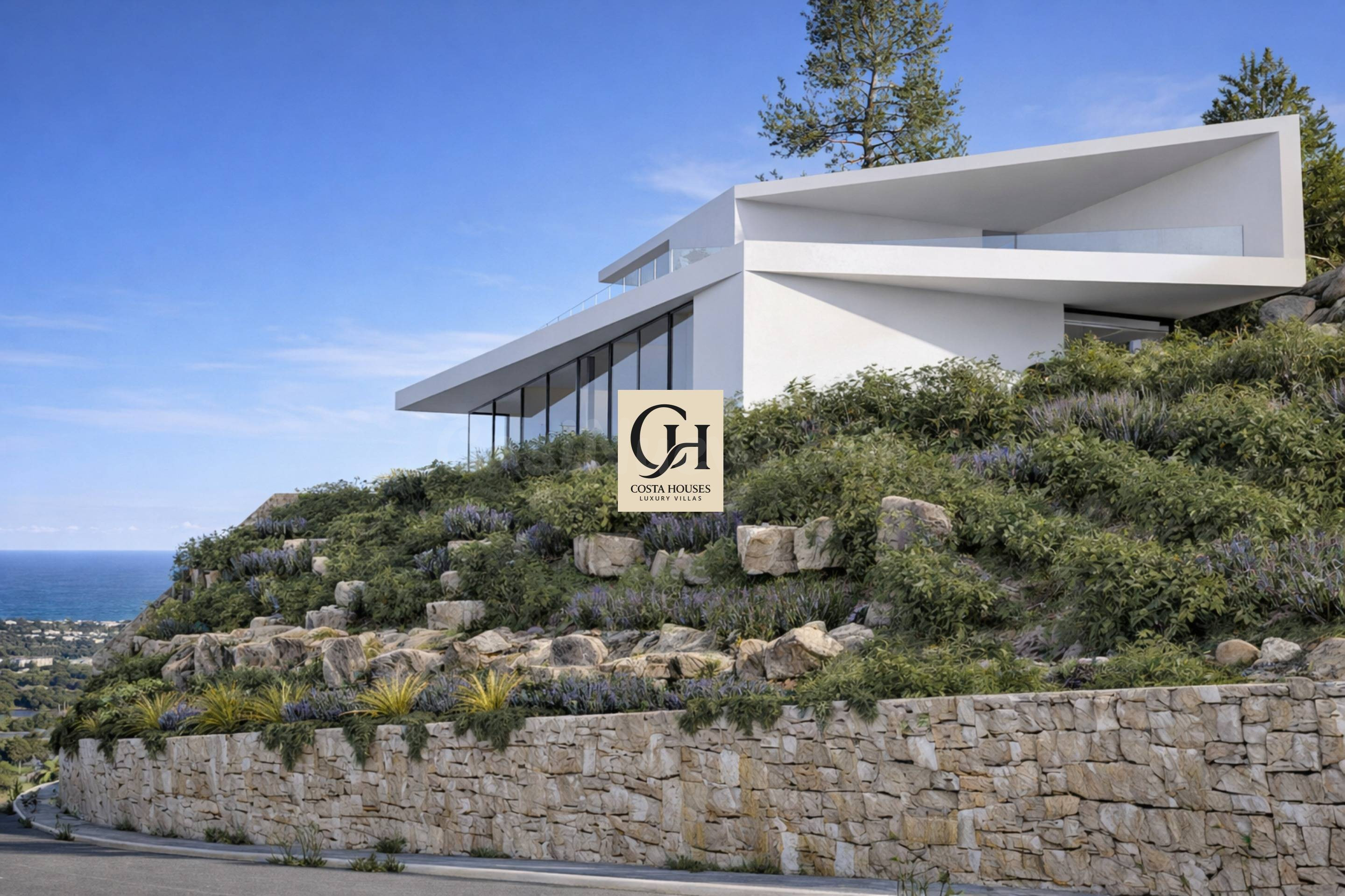 VILLA MAIA · PROYECTO DE VILLA DE DISEÑO CON VISTAS AL MAR E