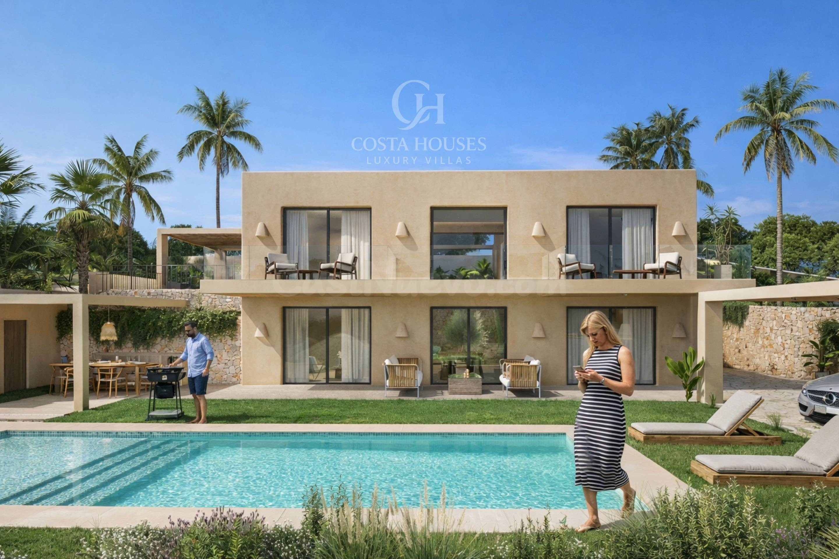 VILLA MALVA · OBRA NUEVA DE ARQUITECTURA MEDITERRANEA CONTEM - foto 2