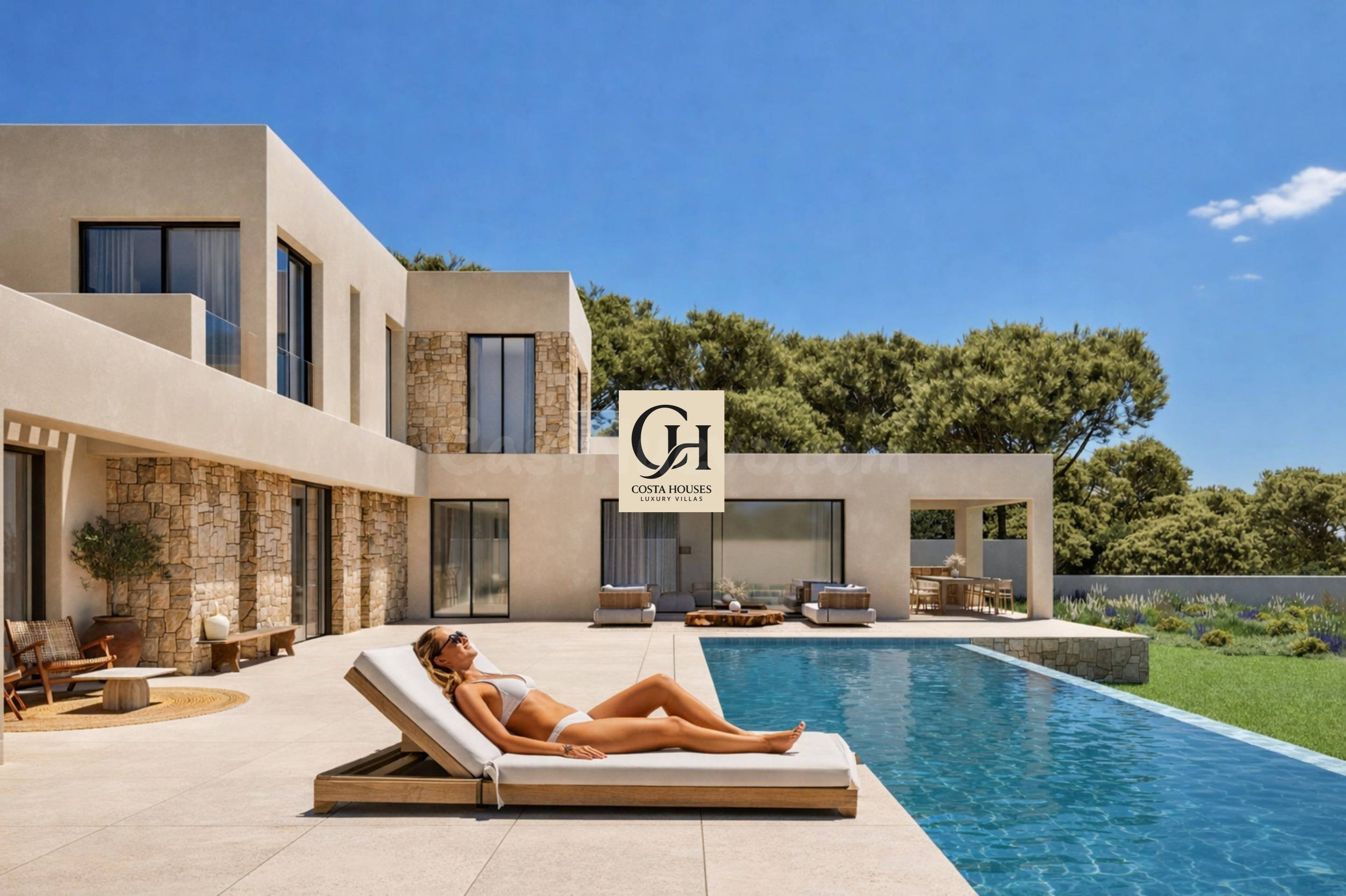 VILLA MALVAB · NUEVA CONSTRUCCIÓN CONTEMPORÁNEA CON PISCINA 