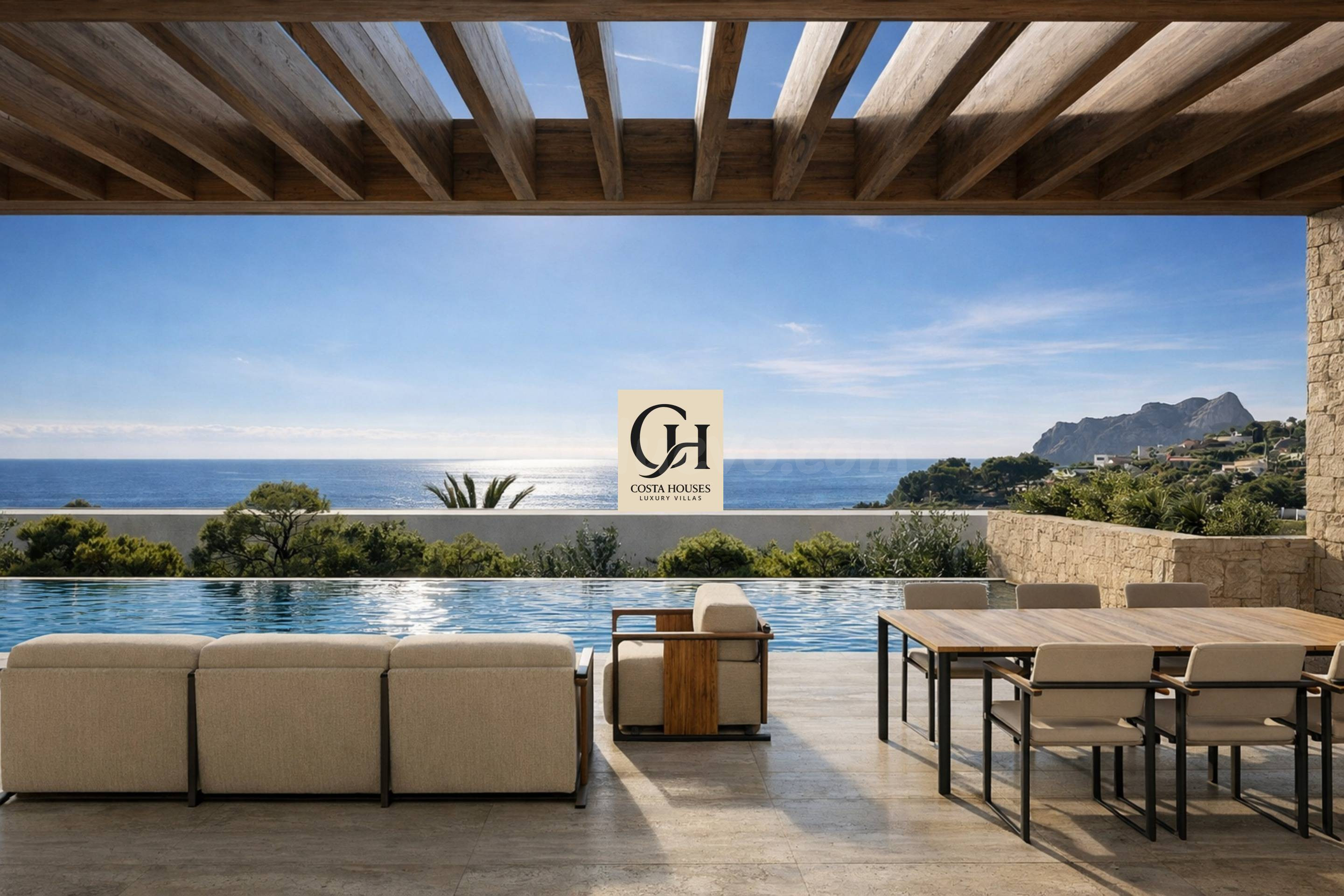 VILLA MAREFUSTERA · VISTAS FRONTALES AL MAR A 160 METROS DE 