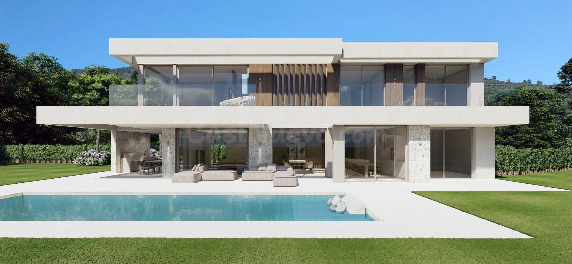 Exclusiva parcela con licencia y proyecto de villa de lujo e