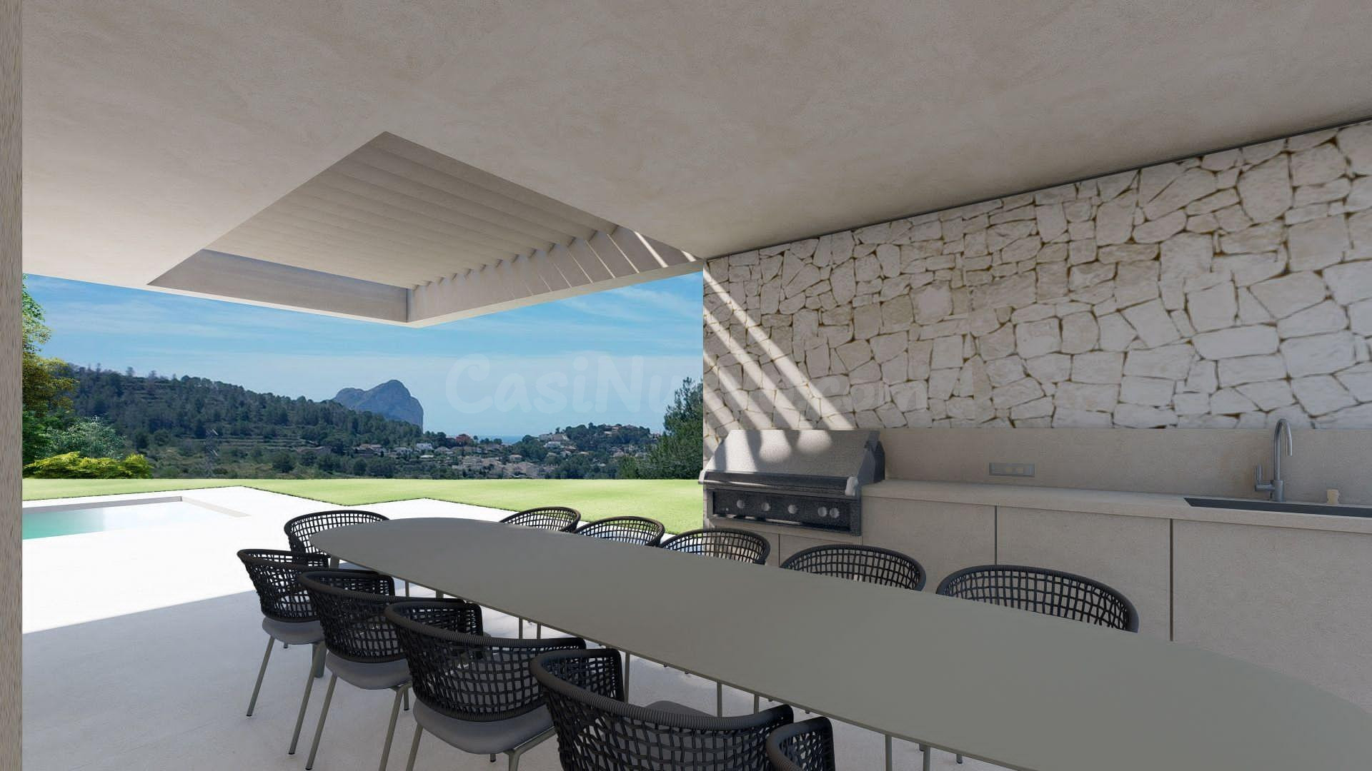 Exclusiva parcela con licencia y proyecto de villa de lujo e - foto 3