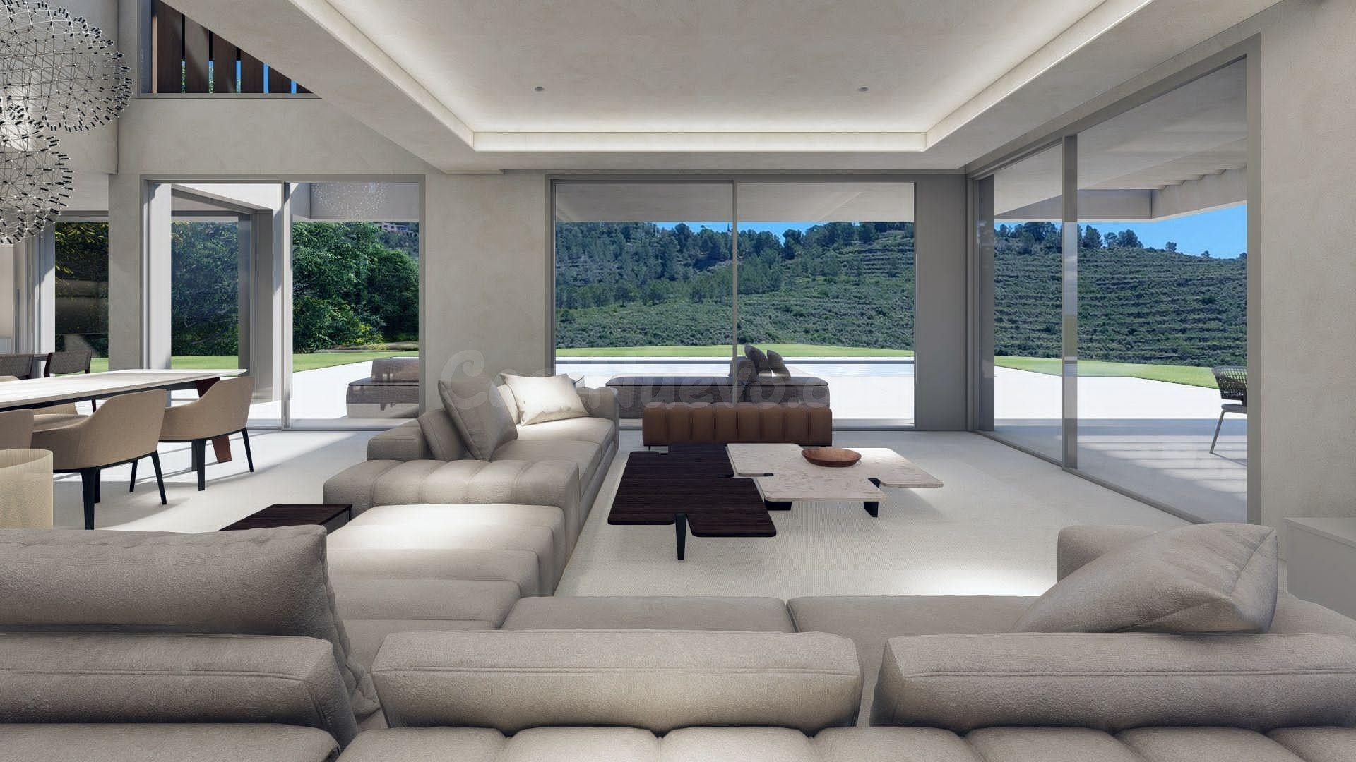 Exclusiva parcela con licencia y proyecto de villa de lujo e - foto 5