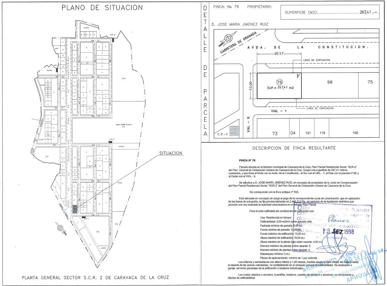 Parcela 267m² en venta - Caravaca de la cruz - foto 2