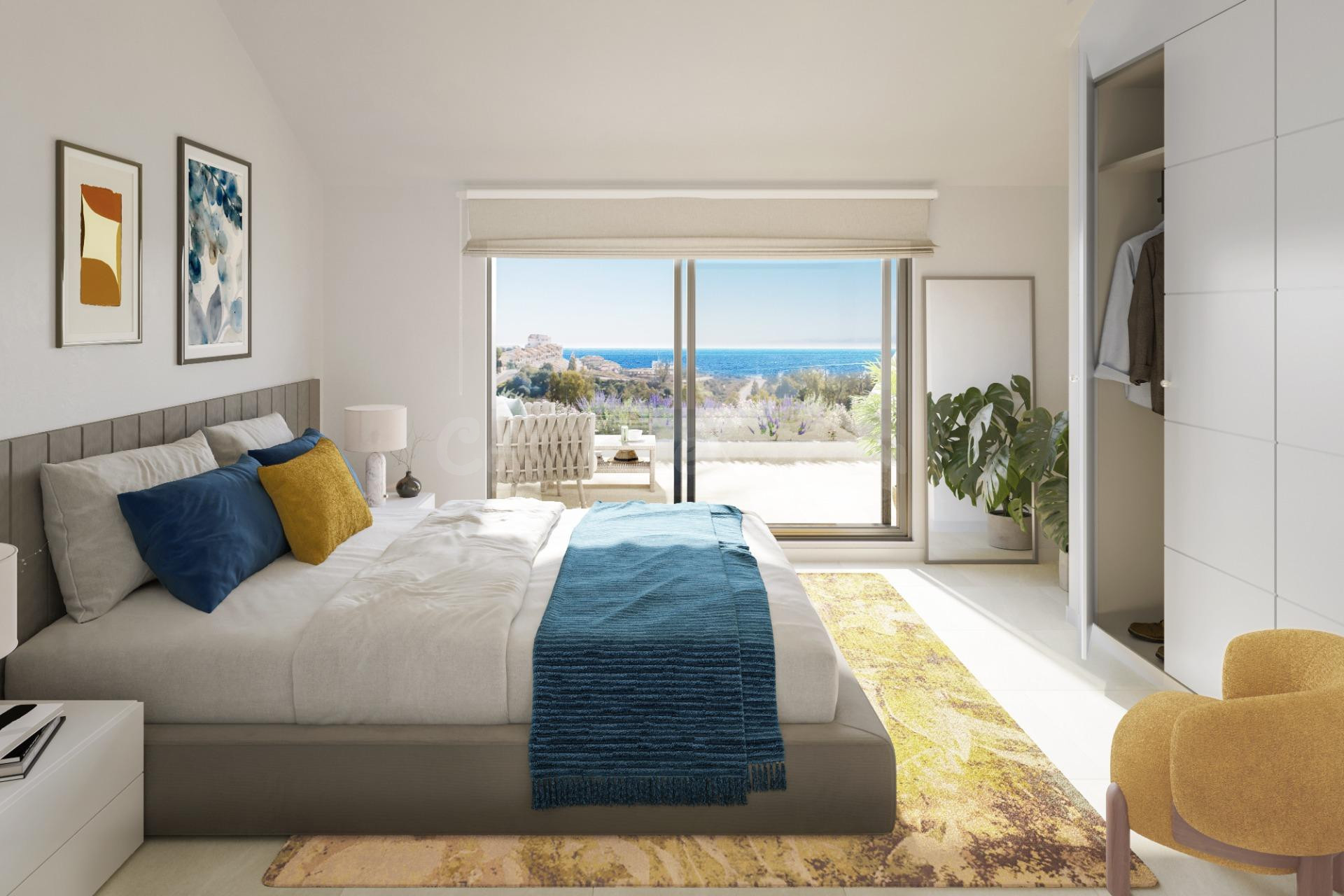 Ático duplex de 2 dormitorios y 2 baños con vistas al mar. B - foto 4