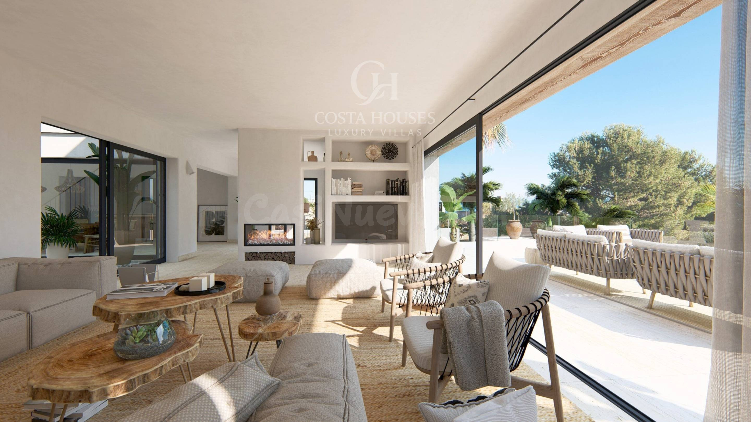 VILLA IBICENCA · VISTAS AL MAR Y A 400 METROS DE LA PLAYA DE - foto 3
