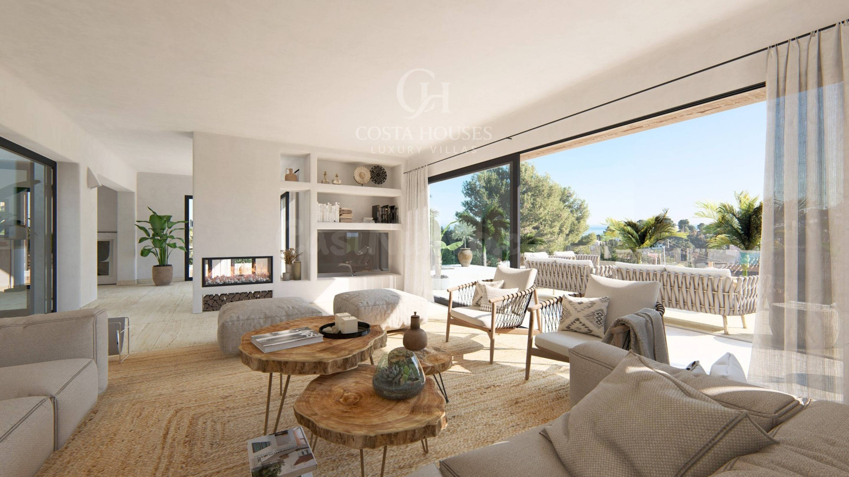 VILLA IBICENCA · VISTAS AL MAR Y A 400 METROS DE LA PLAYA DE - foto 4