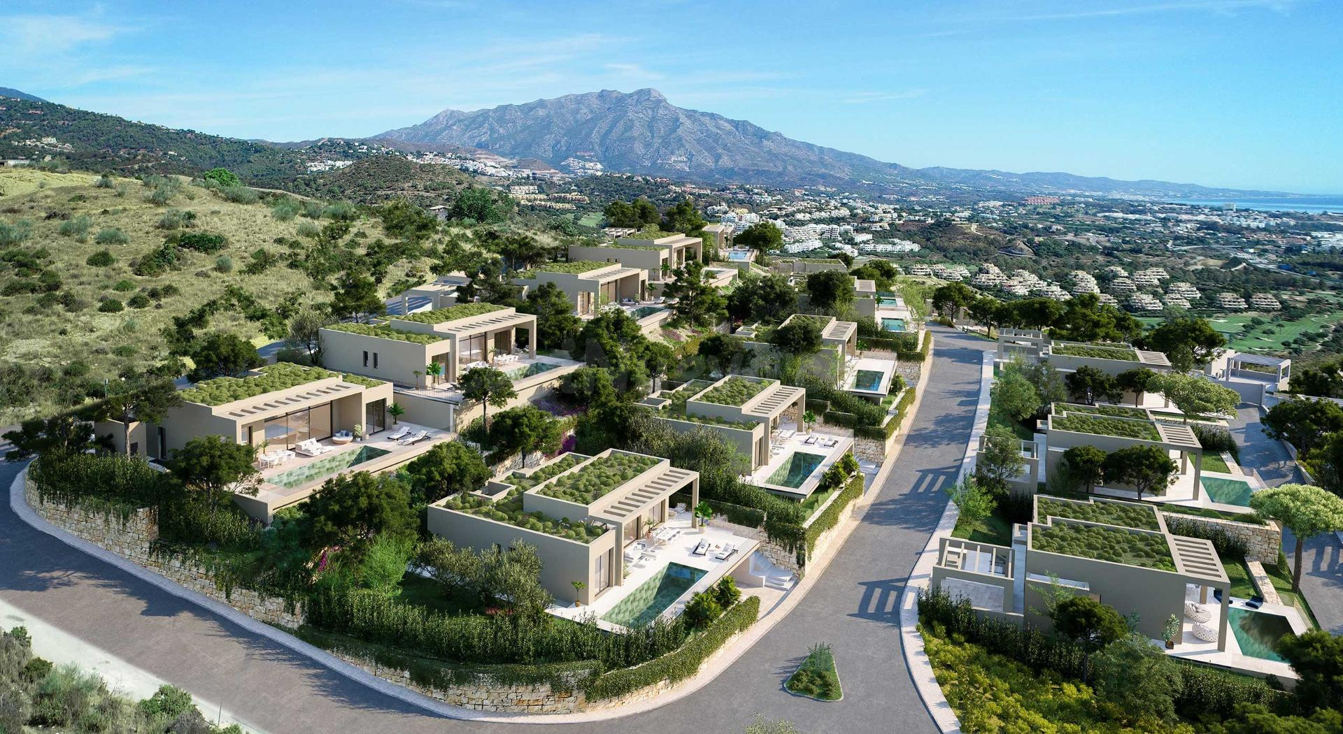 Villa de 4 dormitorios, 4 baños con vistas al mar. Benahavís