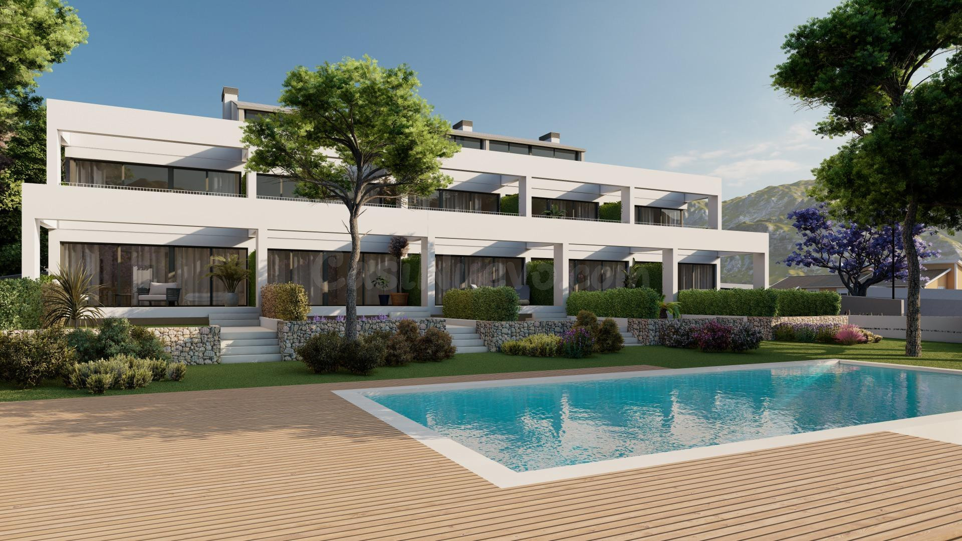 Apartamentos de obra nueva exclusiva en Pego