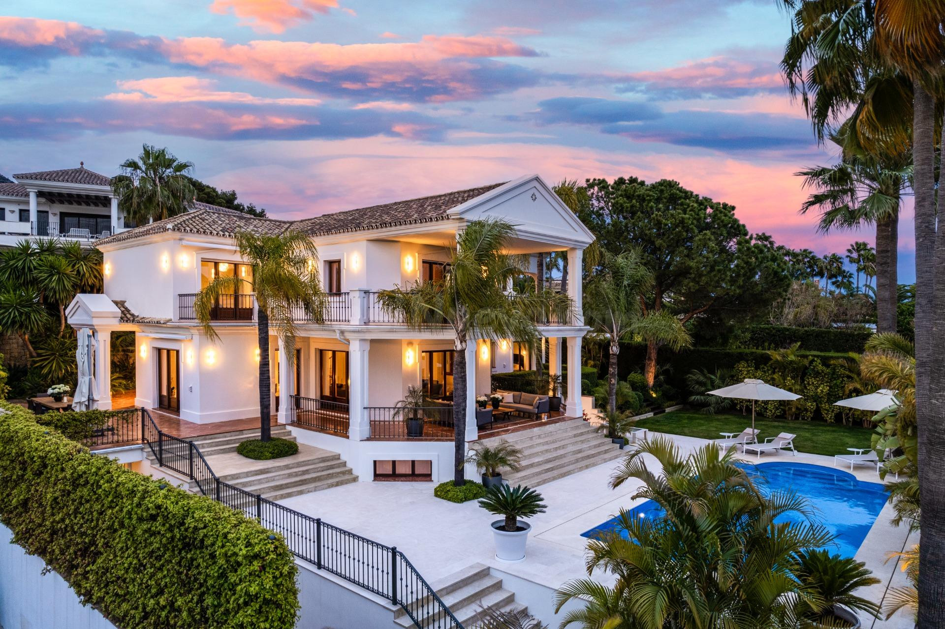 Villa de lujo de 4 dormitorios y 4 baños en Sierra Blanca, M