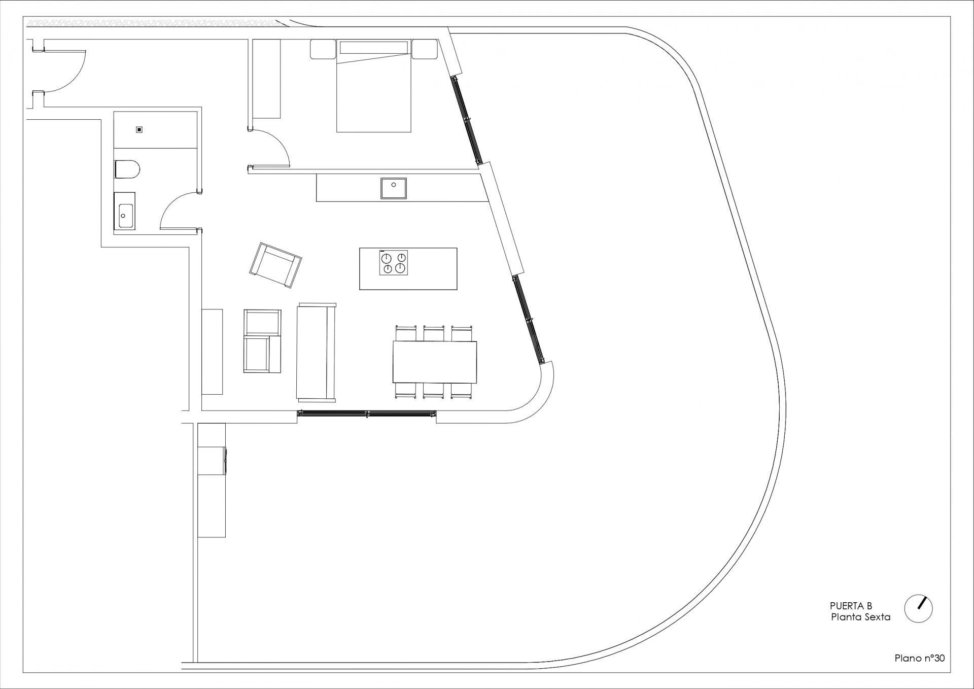 Apartamento 1 habitación 172m² en venta - Calpe - foto 3