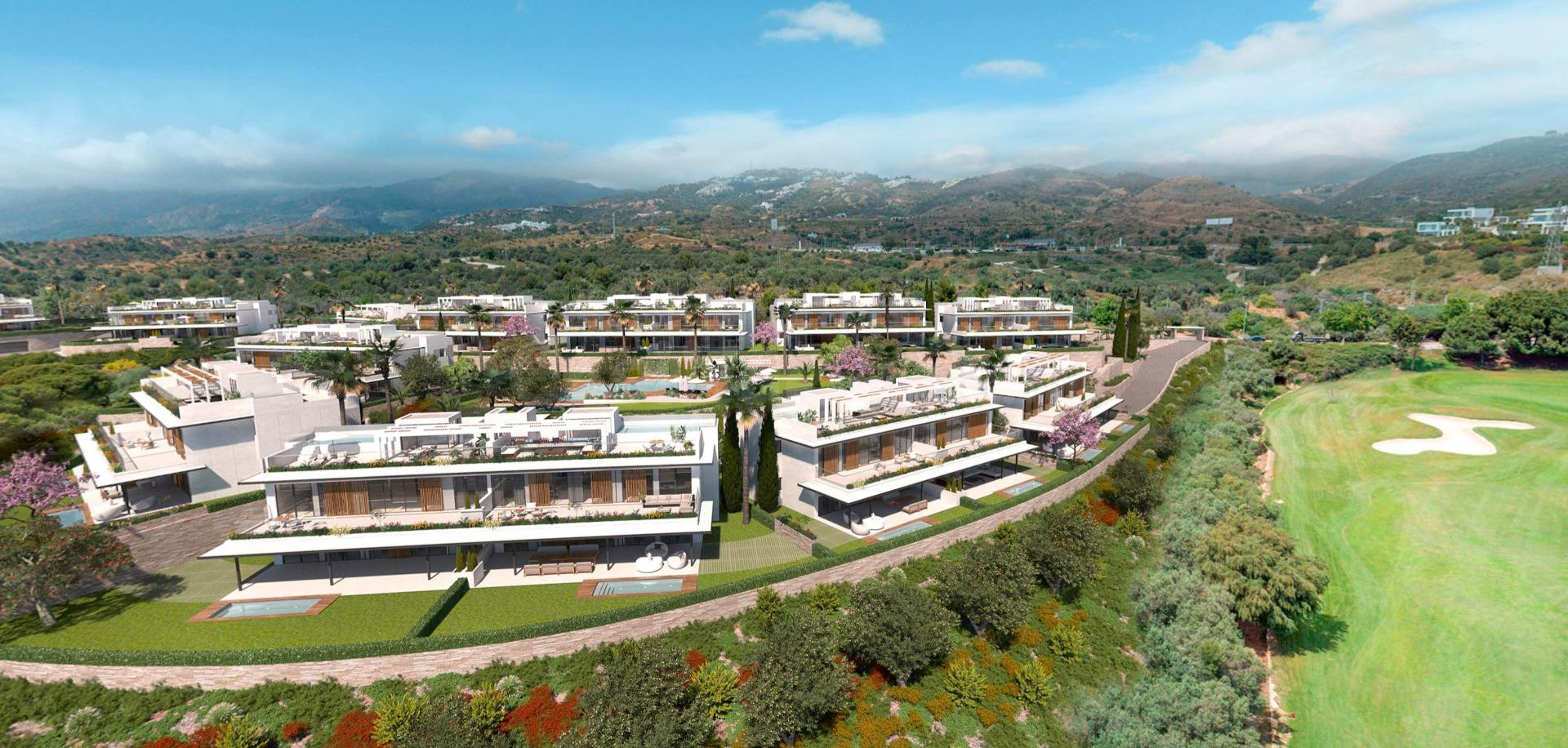 Apartamento planta baja de 4 dormitorios, 4 baños y jardín. 