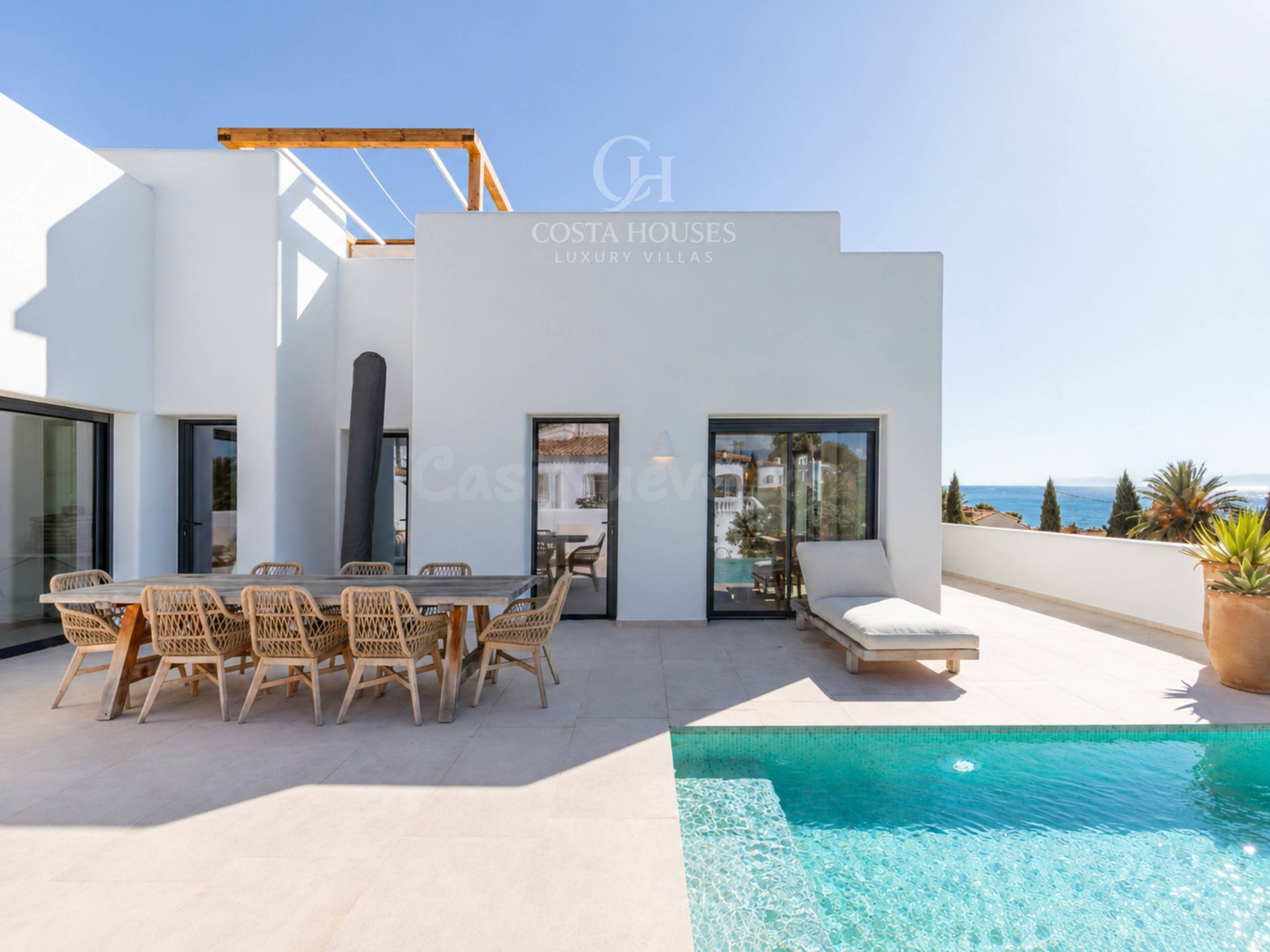 VILLA AZULIA · LUZ IBICENCA Y HORIZONTE MEDITERRANEO EN MORA - foto 5