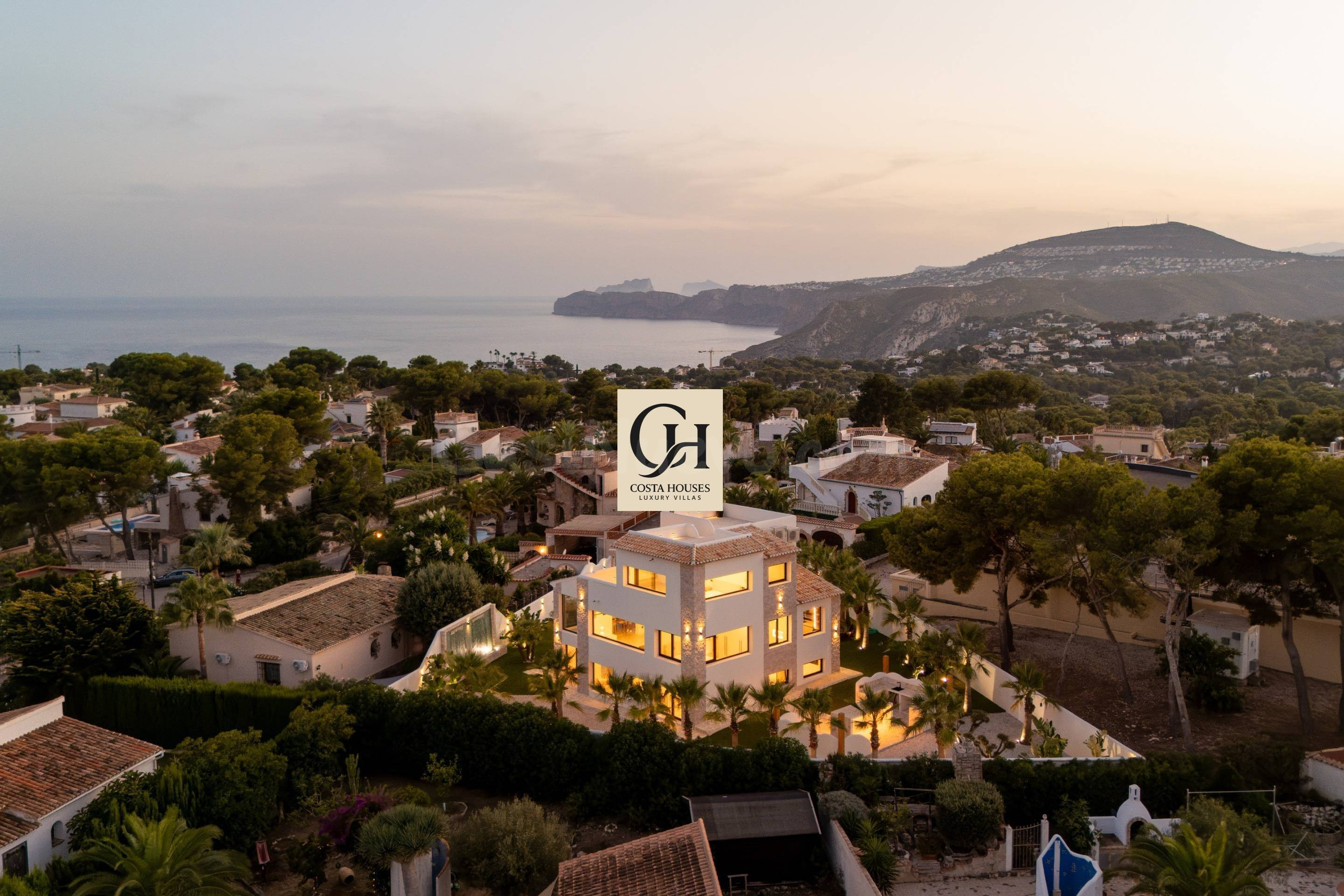 VILLA CAP NEGRE · MIRADOR AL MAR DESDE LA COTA MAS ALTA DE B