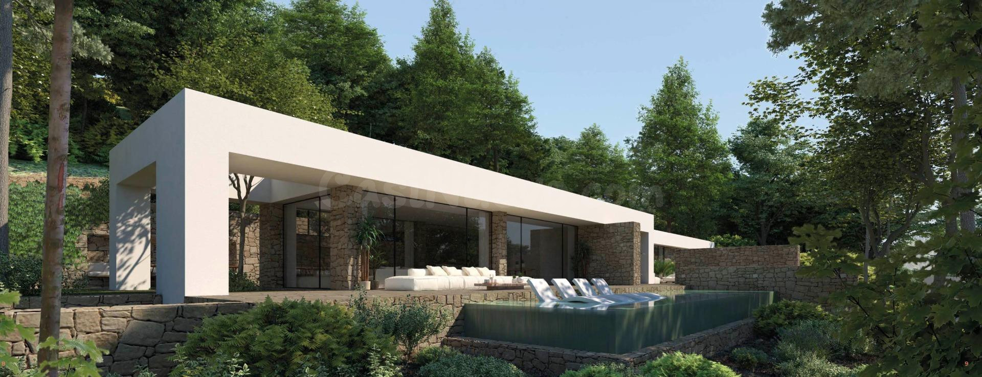 Villa de lujo de 4 dormitorios y 5 baños con vistas al golf.