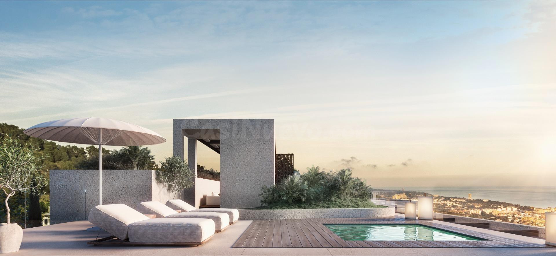 Villa de lujo de 4 dormitorios y 4 baños con vistas al Mar. 