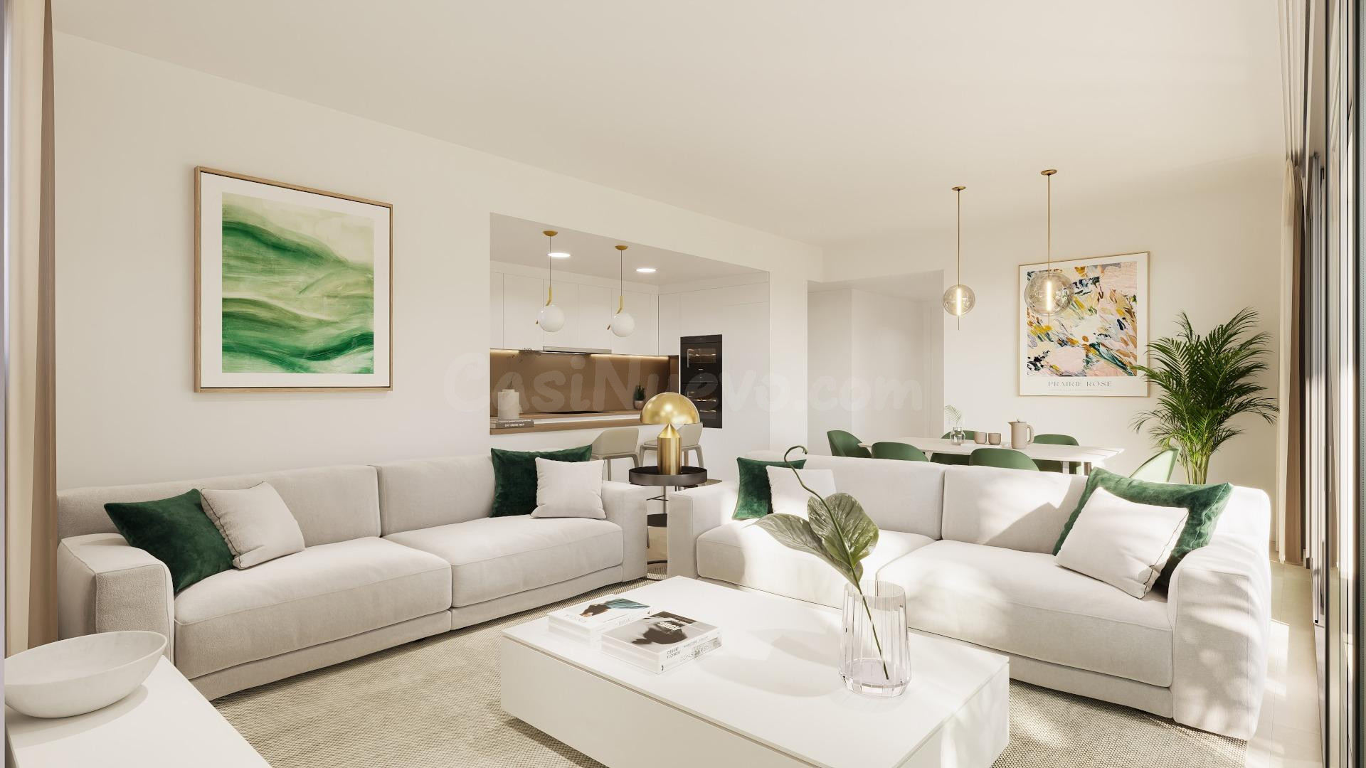 Apartamento planta primera de 3 dormitorios, 2 baños con vis - foto 4