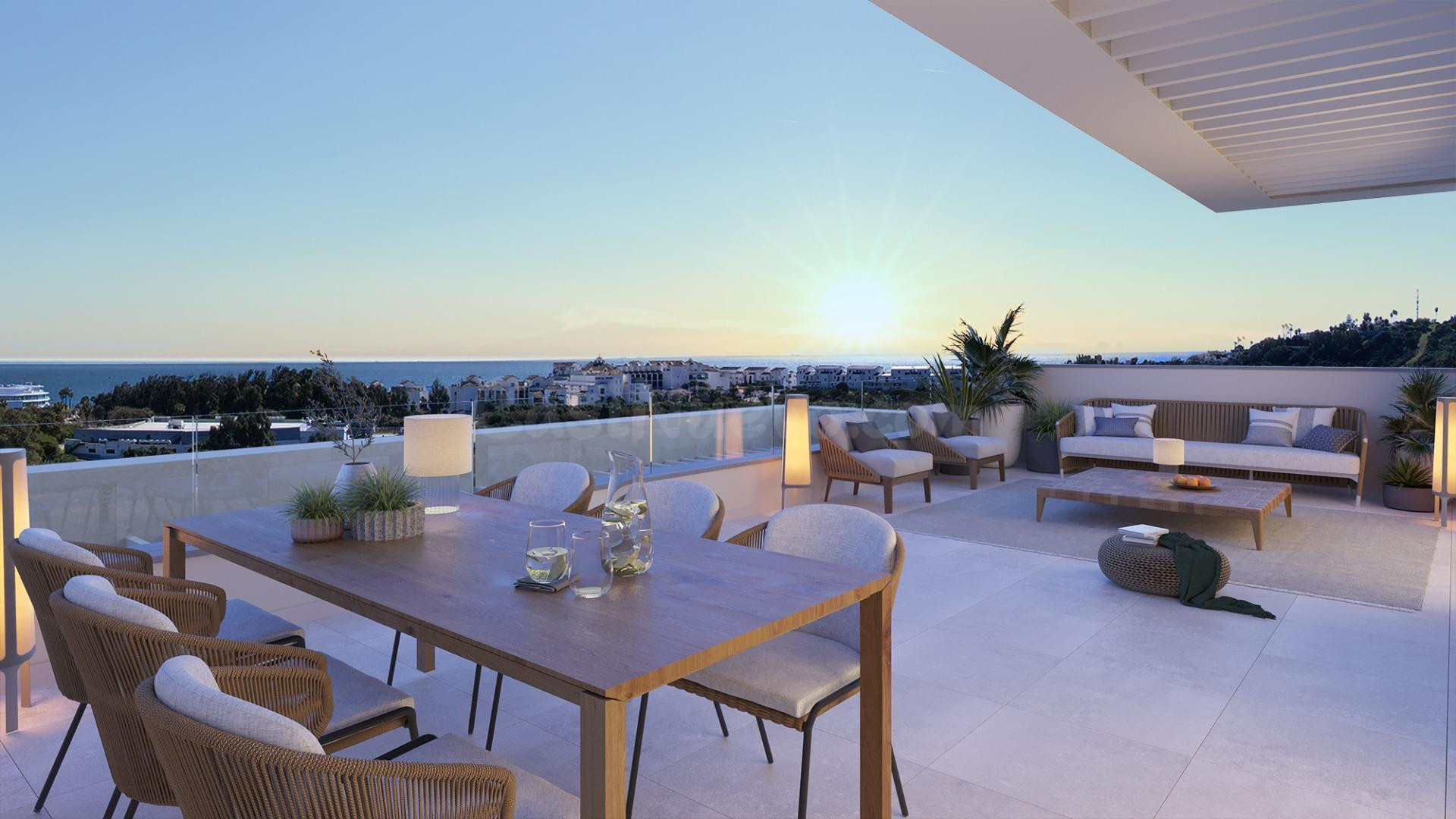 Ático de 2 dormitorios y 2 baños con solarium y vistas al ma - foto 3