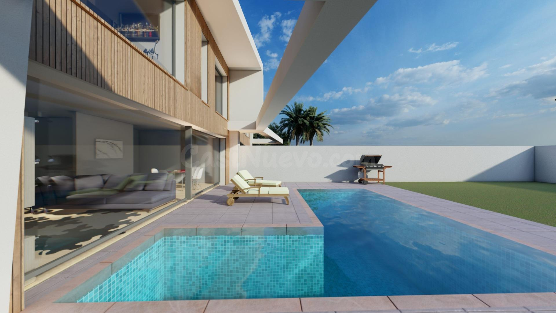 VILLA LINDA – OBRA NUEVA EN GRAN ALACANT | DISEÑO, PRIVACIDA - foto 5