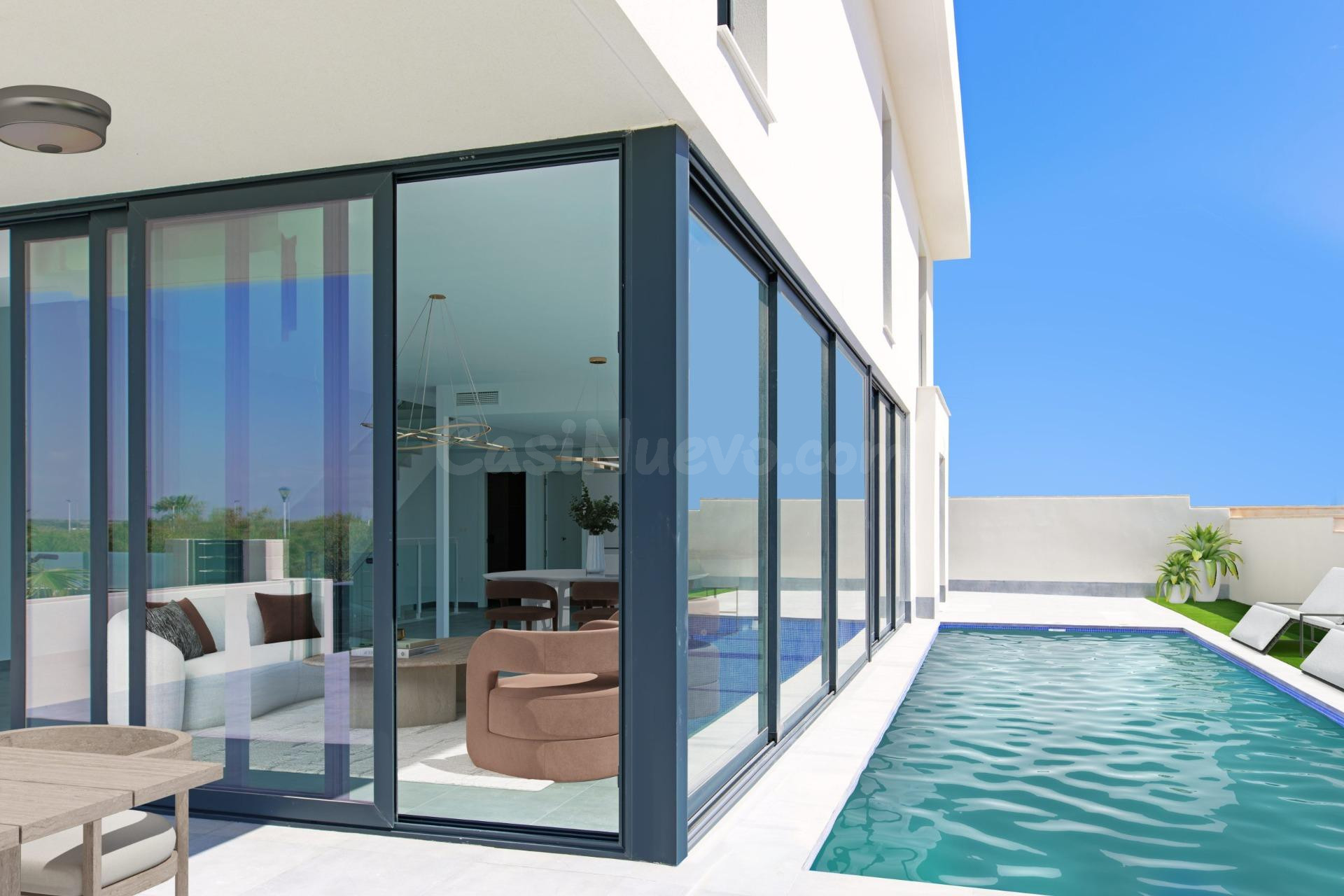 VILLA MIRÓ – OBRA NUEVA EN GRAN ALACANT | DISEÑO CONTEMPORÁN - foto 4