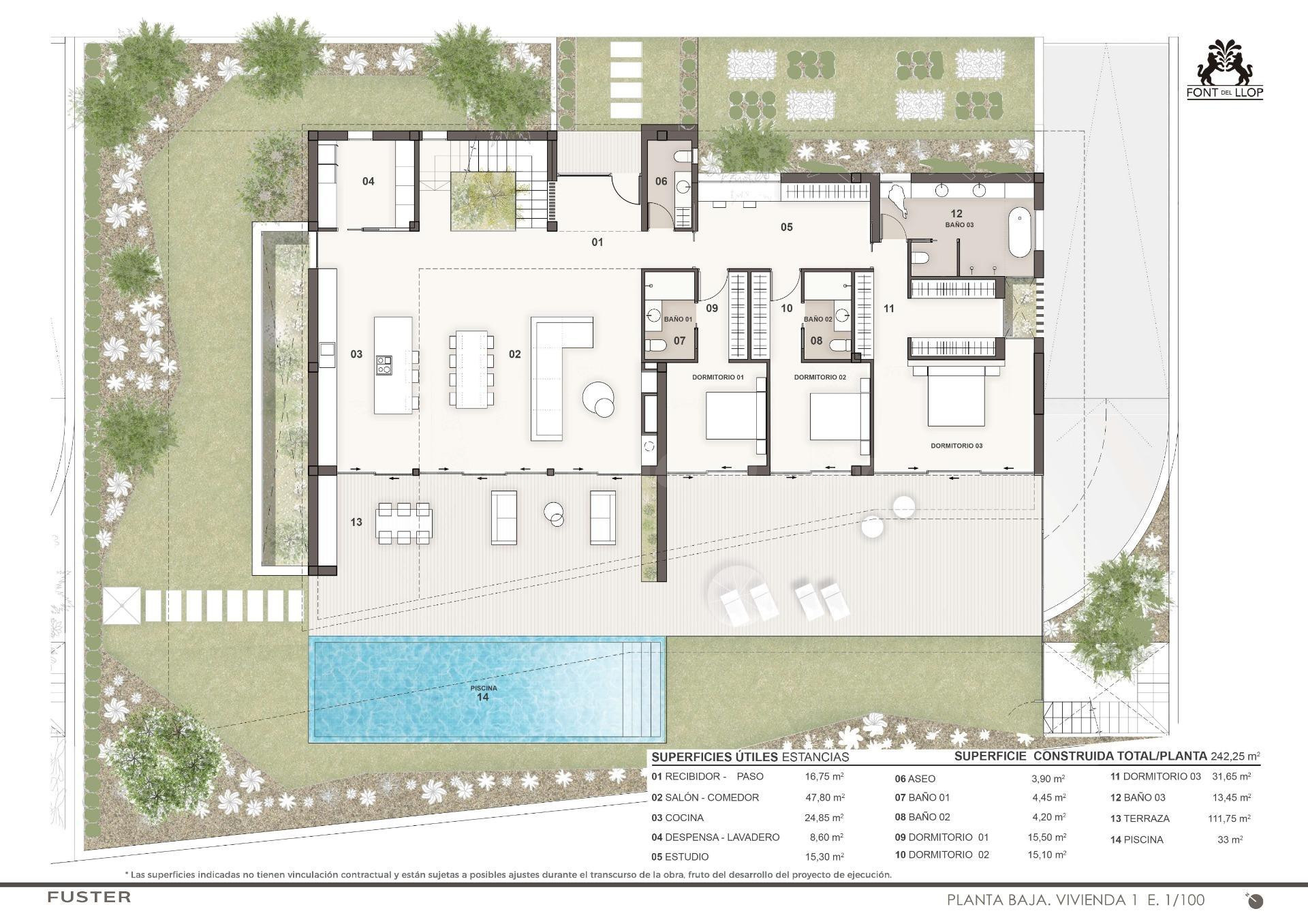 Villa 4 habitaciones 651m² en venta - Monforte del Cid - foto 5
