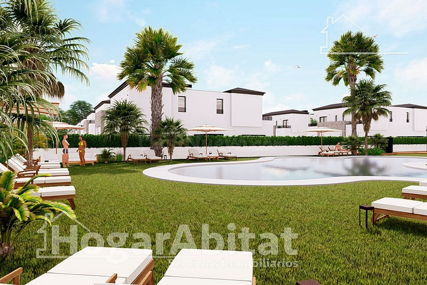 PRECIOSO ADOSADO EN URBANIZACIÓN CON PISCINA, GARAJE Y TERRA - foto 2