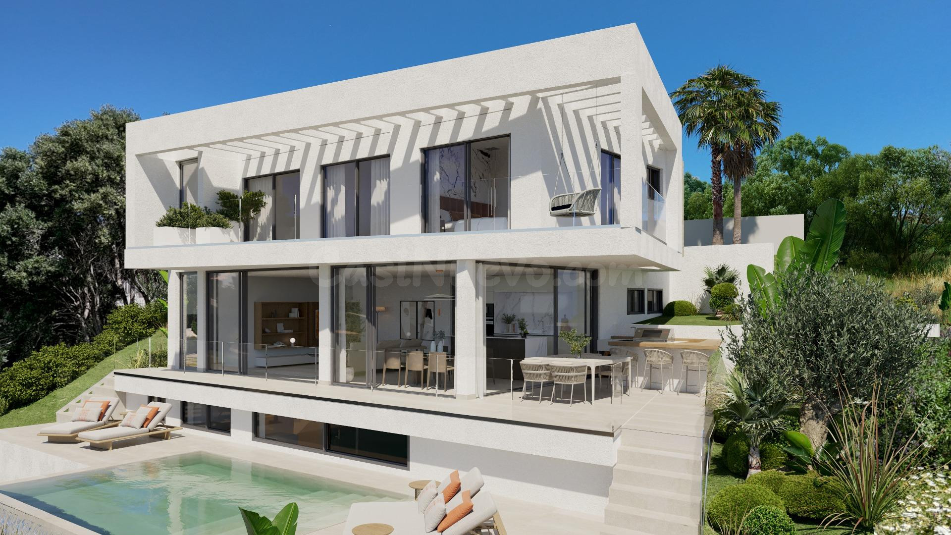 Villa de lujo de 3 dormitorios y 3 baños con vistas al golf.