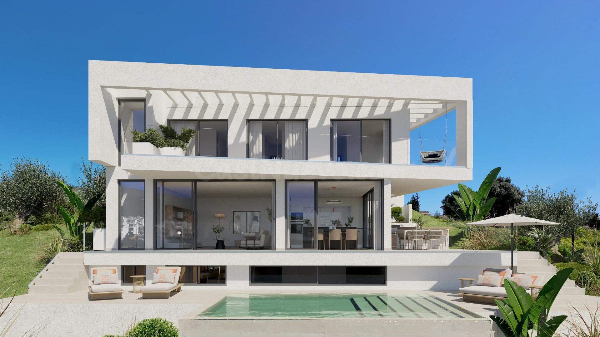 Villa de lujo de 3 dormitorios y 4 baños con vistas al golf.