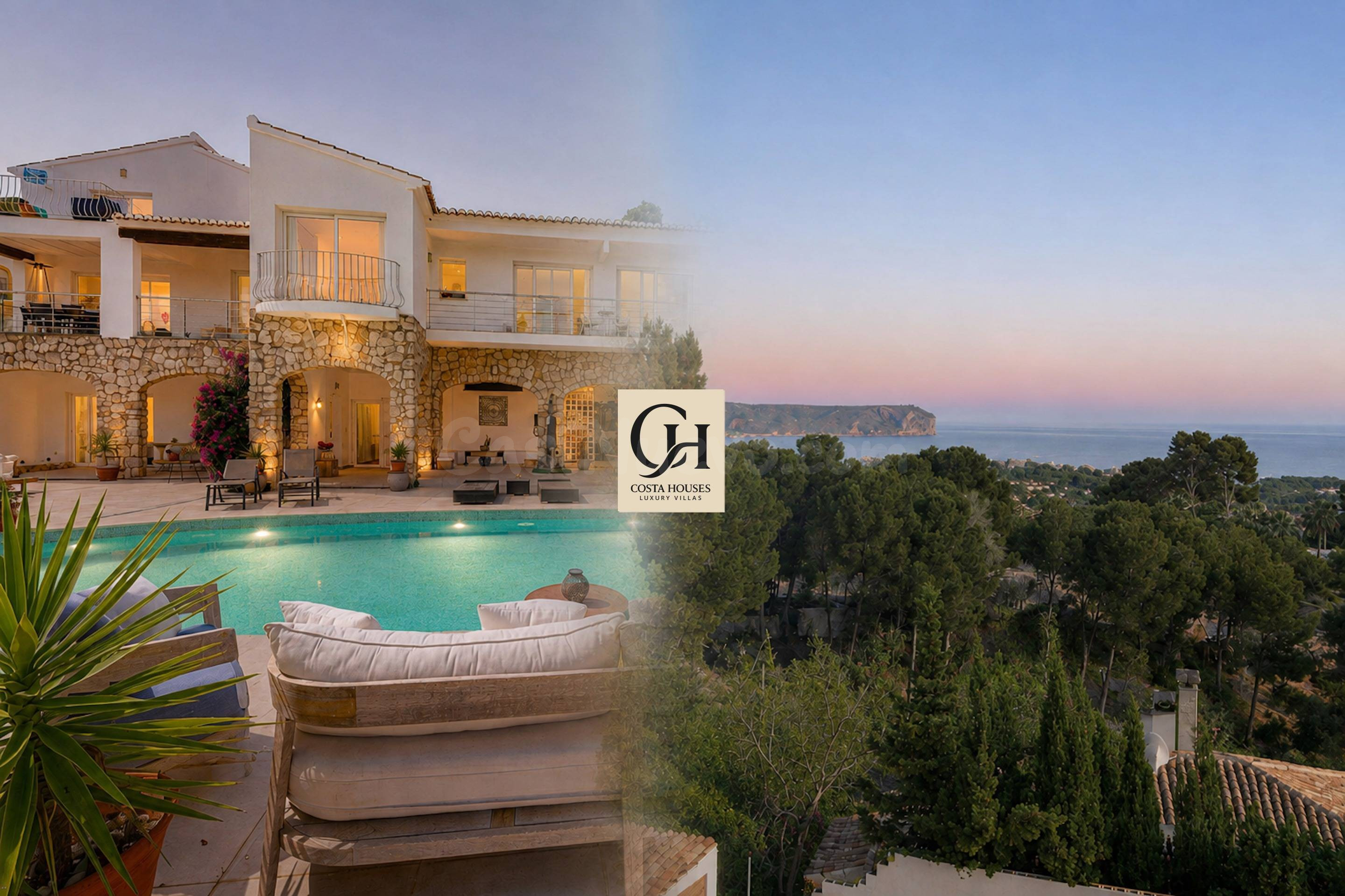 VILLA ELYSIA · VISTAS AL MAR Y SERENIDAD MEDITERRANEA EN JAV