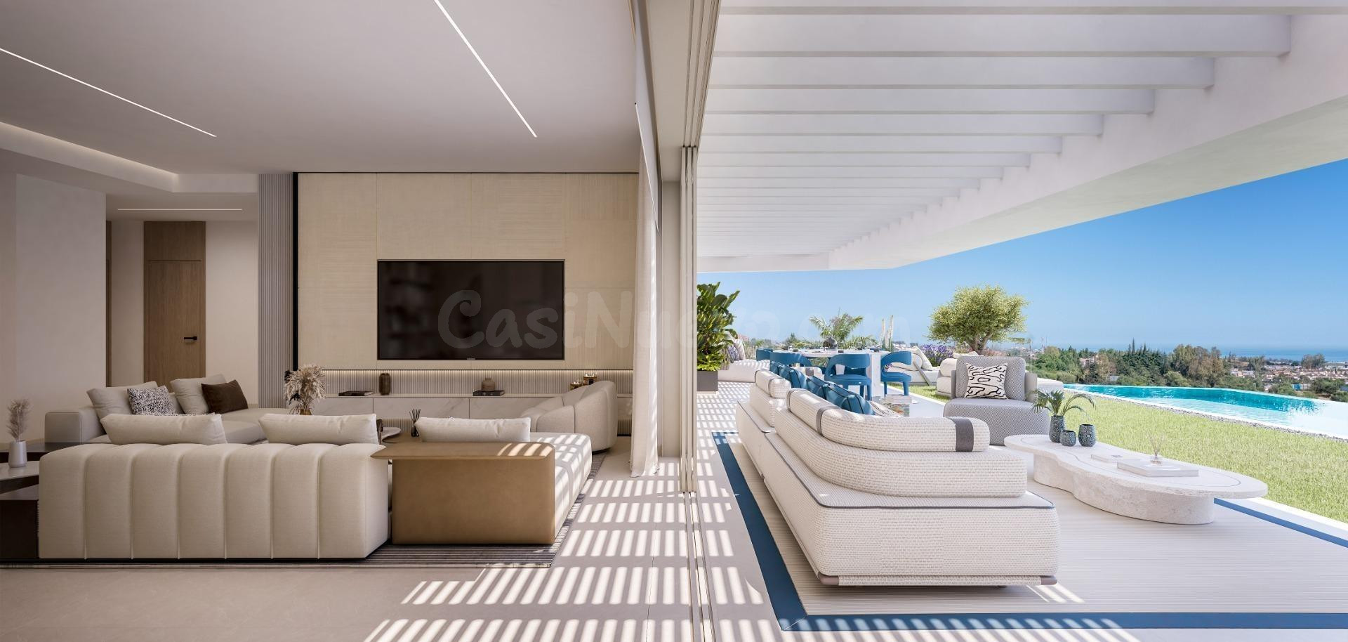 Ático de lujo con piscina privada y vistas al mar. 3 dormito - foto 4