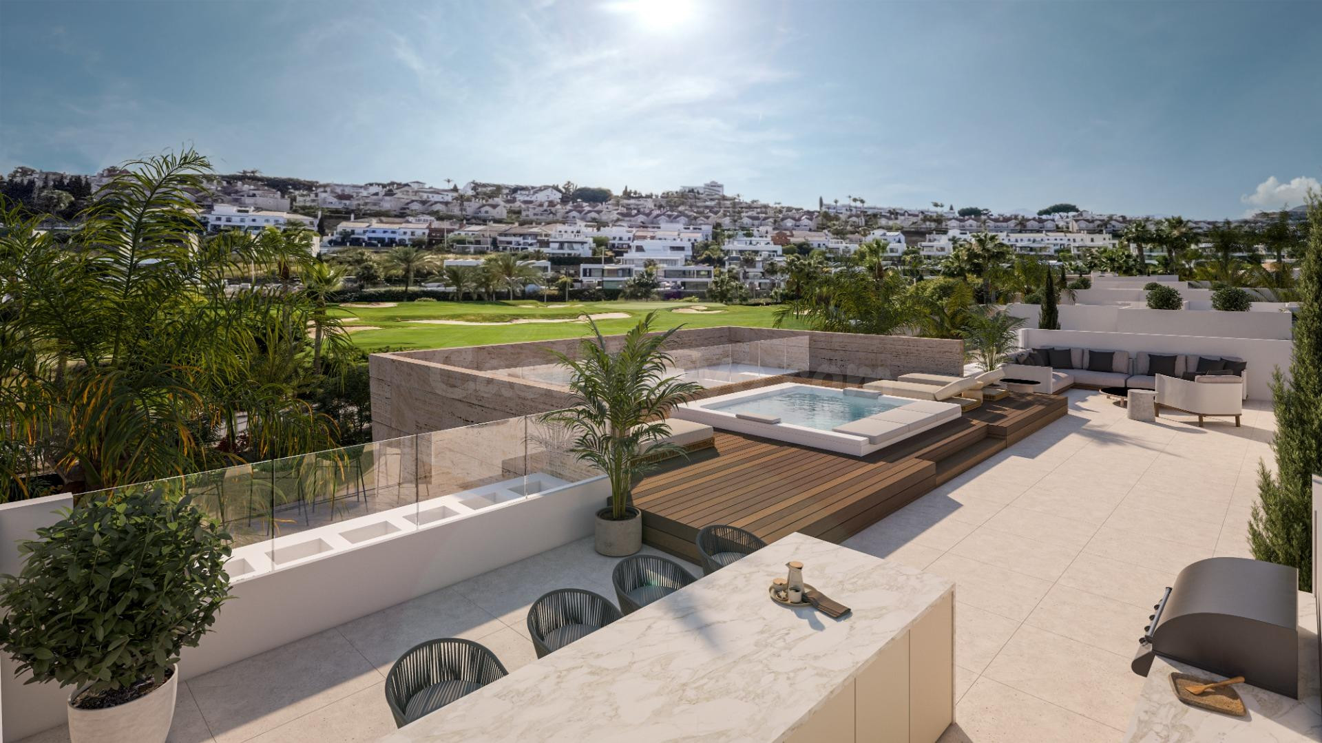 Villa de lujo con vistas al golf. 5 dormitorios, 6 baños. El - foto 5