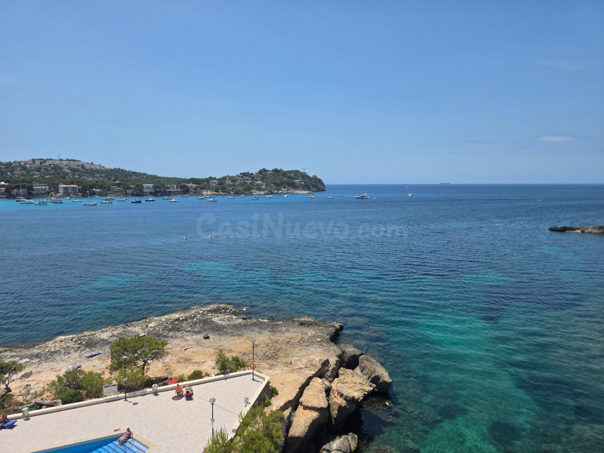 Santa Ponsa.- Apartamento en 1ª línea de mar, mágníficas vis - foto 3