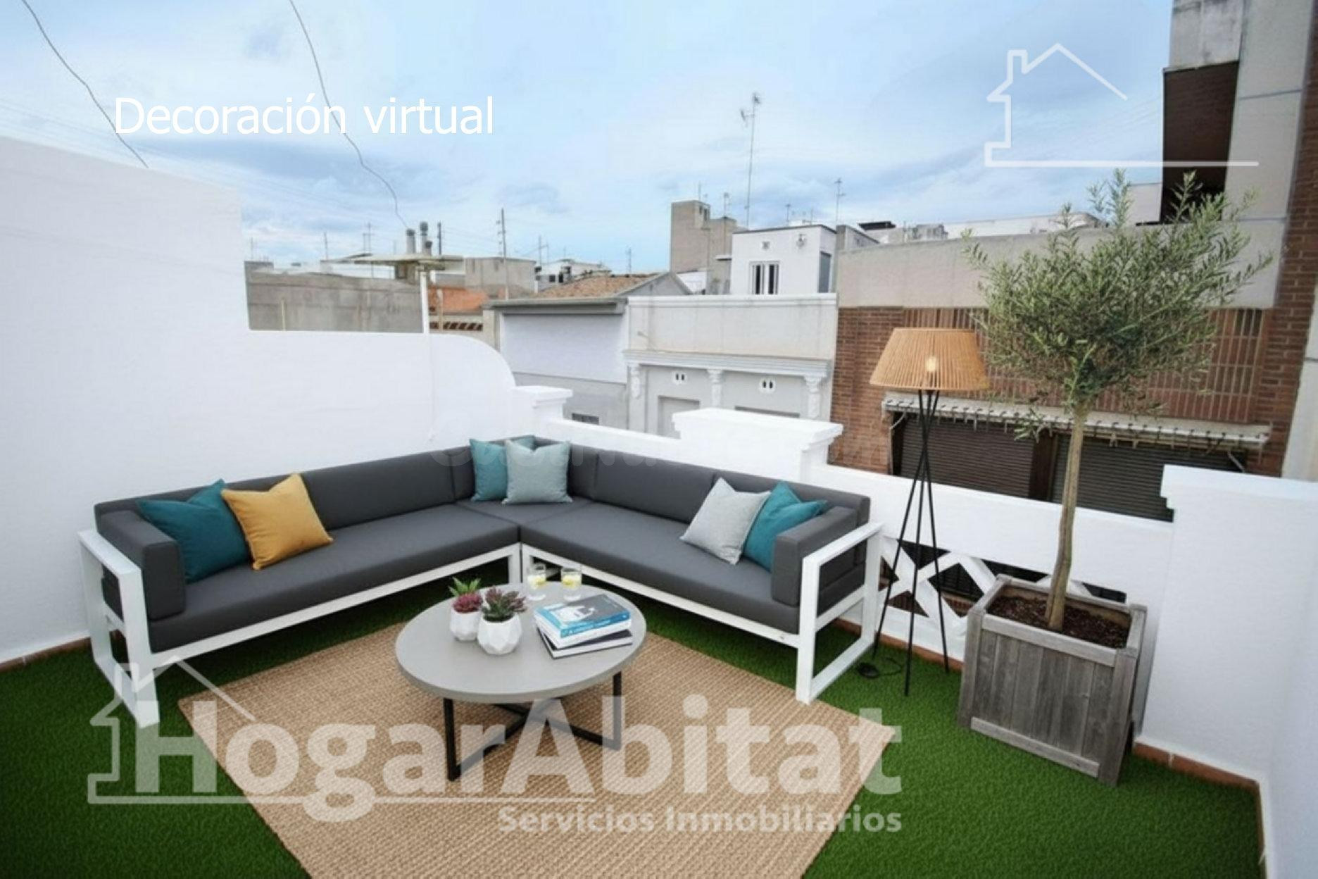 DOS CASAS JUNTAS CON DOS TERRAZAS PARA REFORMAR EN EL CENTRO