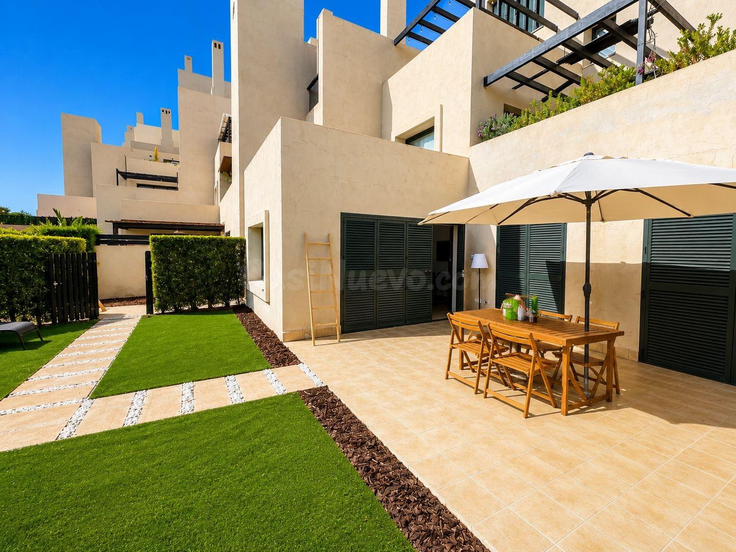 Magnífica planta baja con jardín y piscina en Corvera Golf a - foto 3
