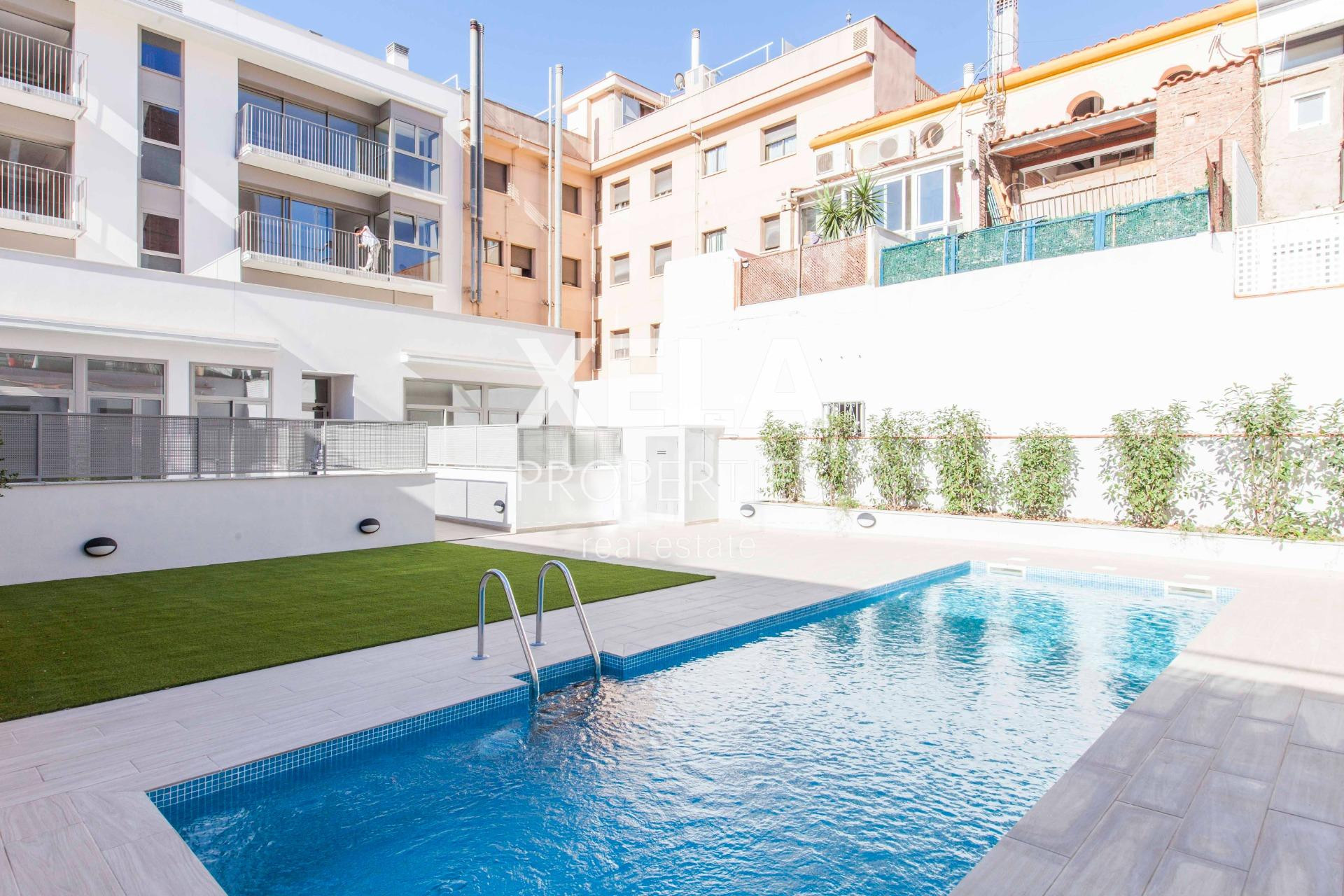 El Poblenou - Piscina, equipado y a dos pasos de la playa
