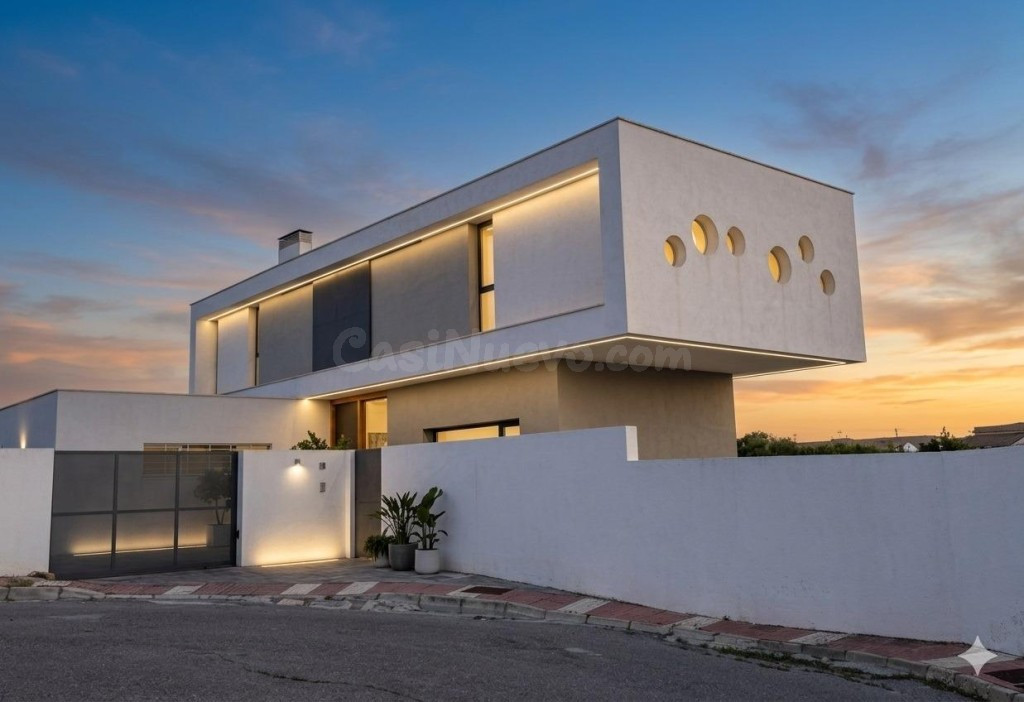Chalet de lujo en Las Gabias. Semi nuevo y con gran parcela 