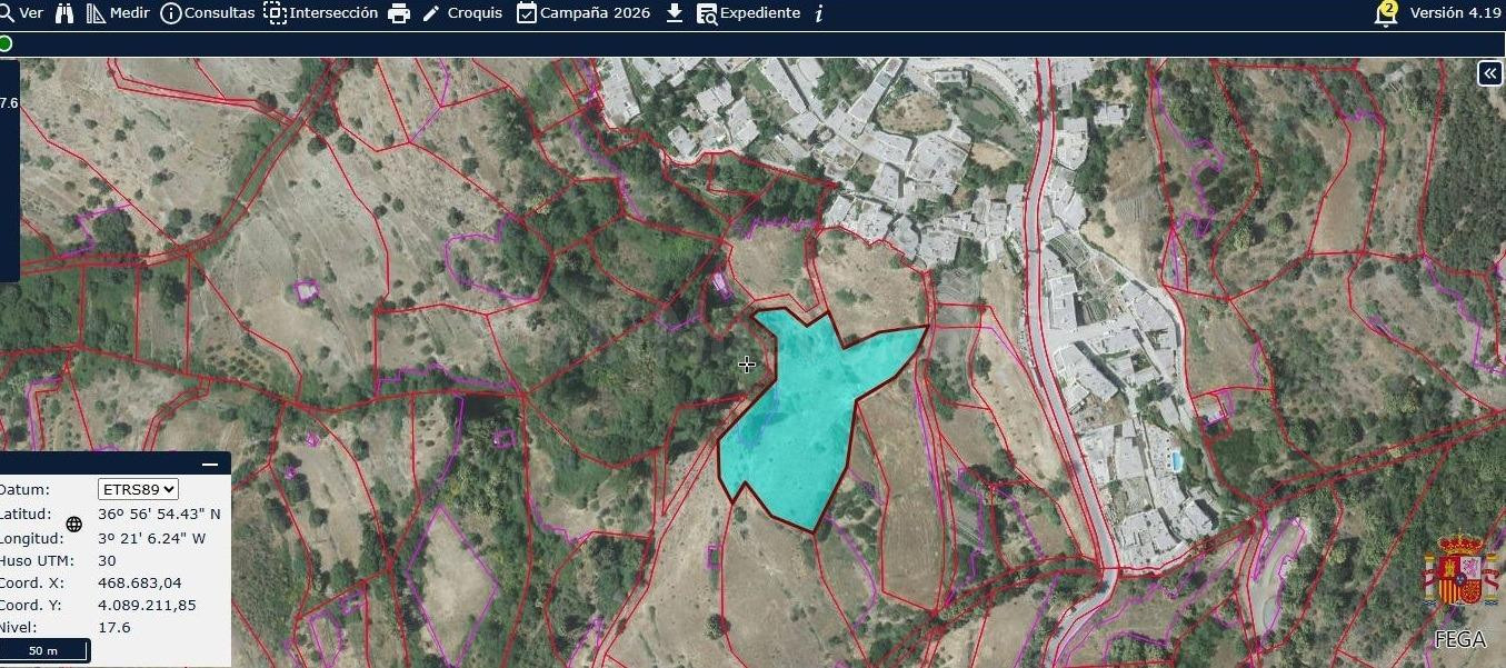 Bubión. Finca rústica de riego en la vega a solo 100 metros 